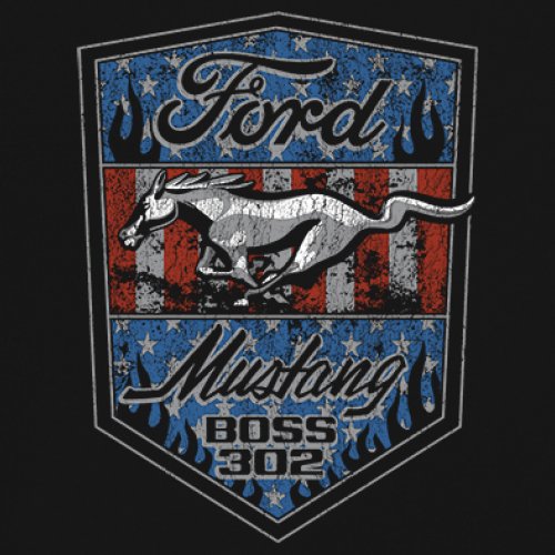 Ford Mustang Boss 302 Sweatshirt American Muscle Performance Racing Crewneck - Afbeelding 11 van 15