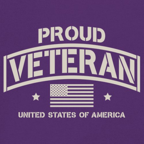 Proud Veteran Women's V-Neck T-shirt Veteran's Day Military American Flag Tee - Picture 11 of 36