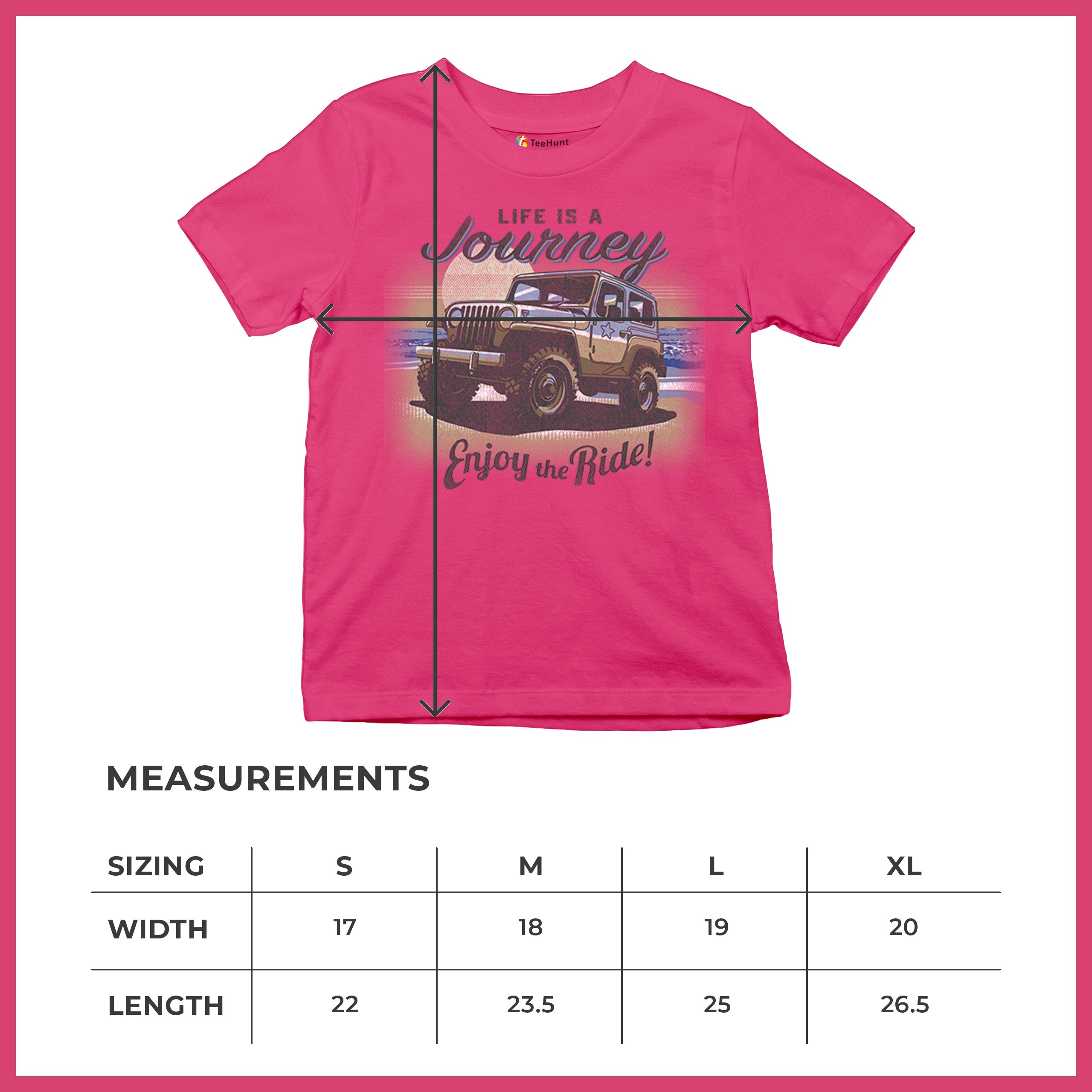 Life is a Journey Enjoy the Ride Youth T-shirt 4x4 Offroad Mudding Kids - Picture 22 of 22