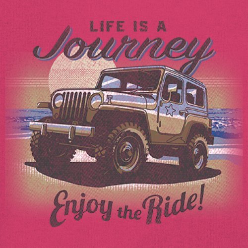 Life is a Journey Enjoy the Ride Youth T-shirt 4x4 Offroad Mudding Kids - Picture 18 of 22