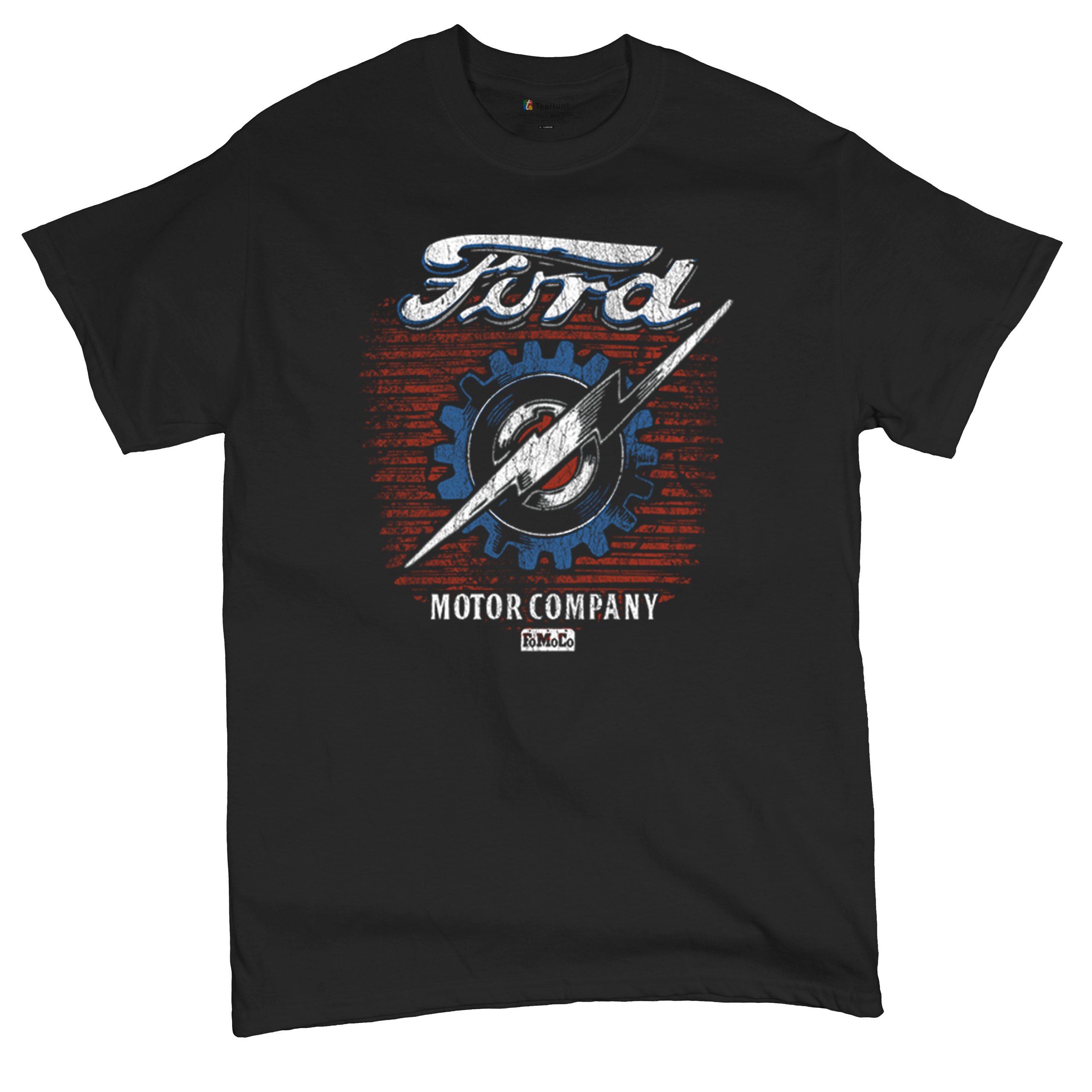 Ford F-100 Lightning Bolt Gear FoMoCo T-Shirt Vintage Pickup Truck Herren Tee - Bild 6 von 50