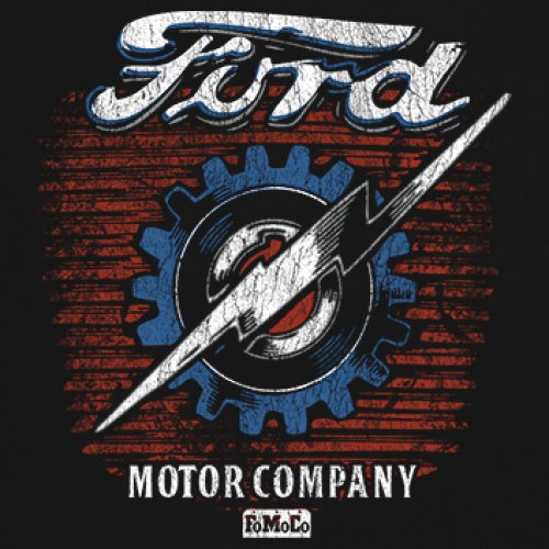 Ford F-100 Lightning Bolt Gear FoMoCo T-Shirt Vintage Pickup Truck Herren Tee - Bild 4 von 50