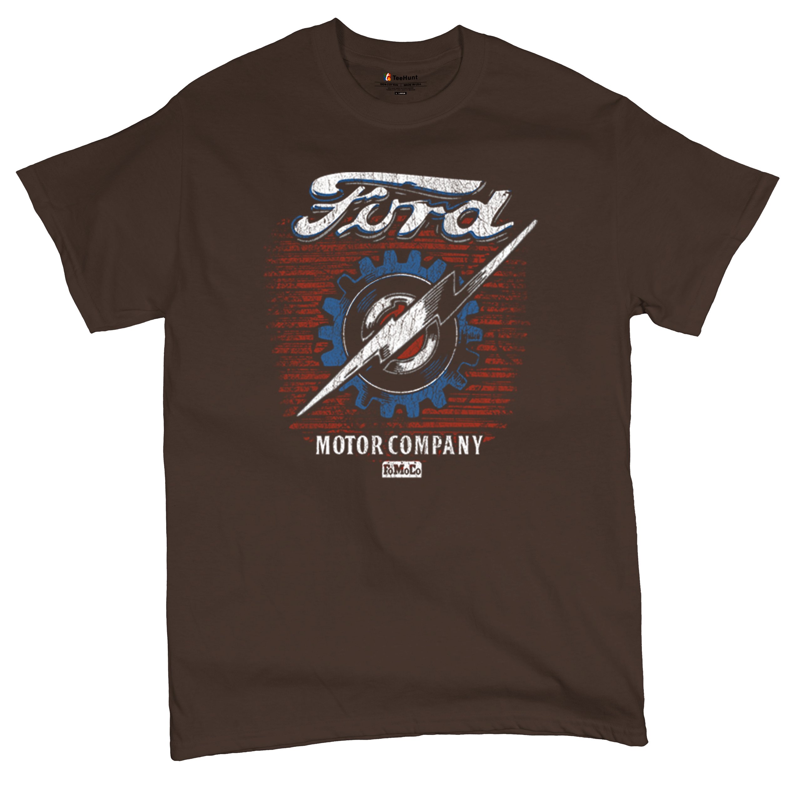 Ford F-100 Lightning Bolt Gear FoMoCo T-Shirt Vintage Pickup Truck Herren Tee - Bild 34 von 50