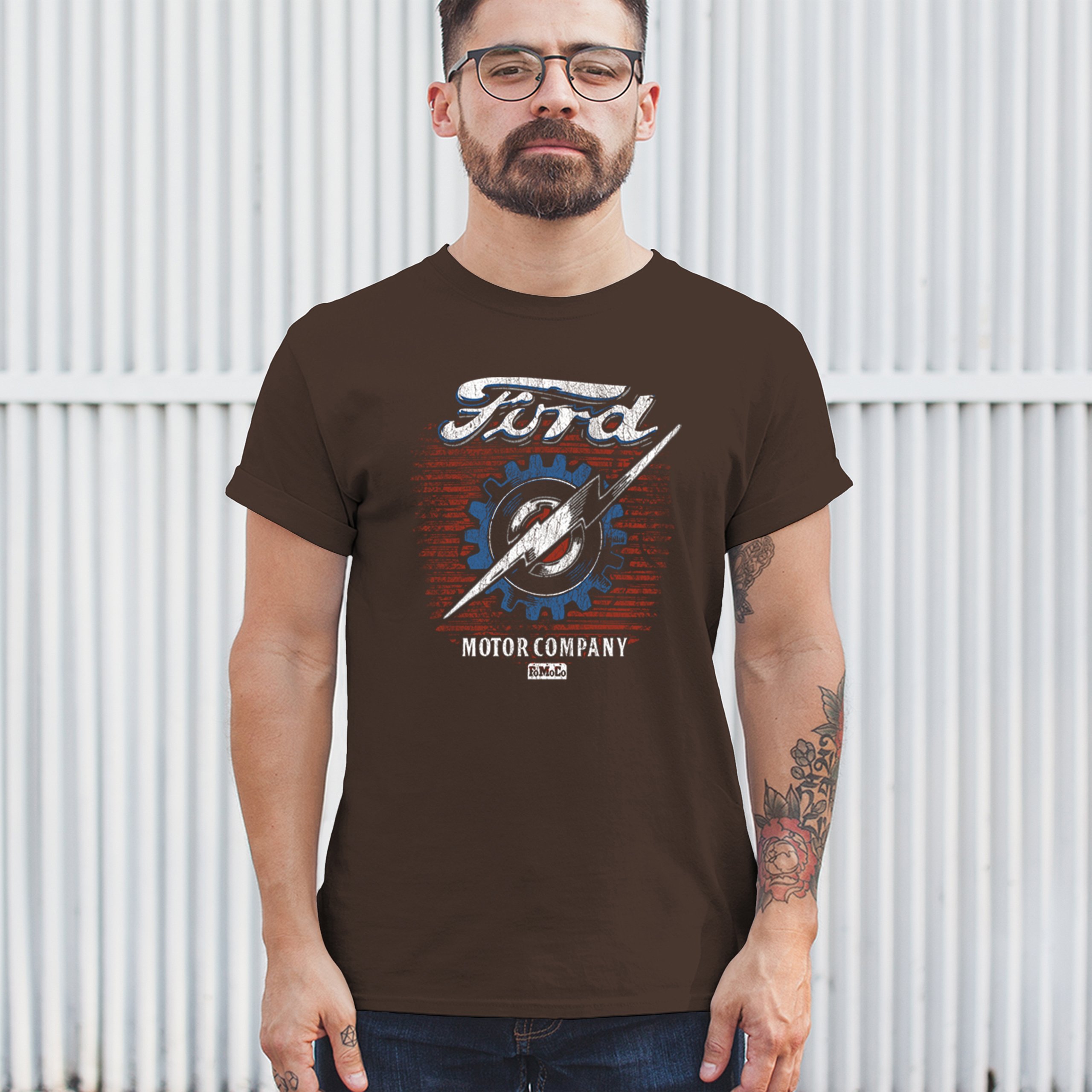 Ford F-100 Lightning Bolt Gear FoMoCo T-Shirt Vintage Pickup Truck Herren Tee - Bild 33 von 50