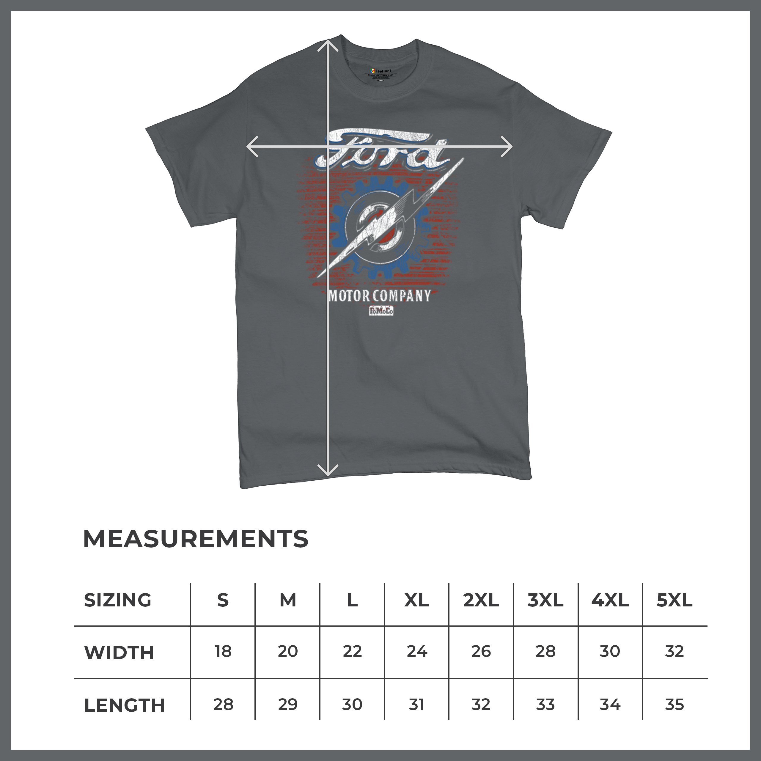 Ford F-100 Lightning Bolt Gear FoMoCo T-Shirt Vintage Pickup Truck Herren Tee - Bild 43 von 50