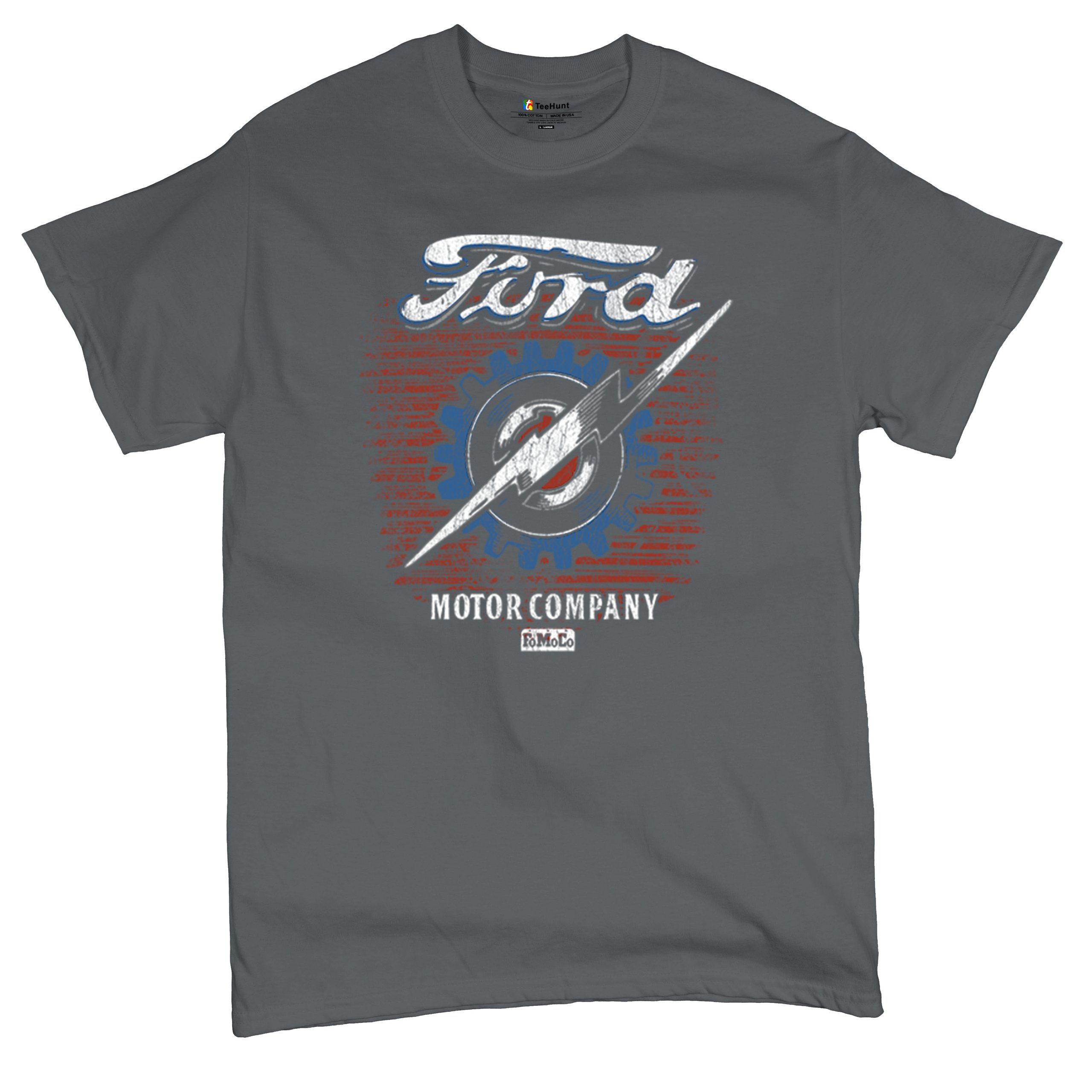 Ford F-100 Lightning Bolt Gear FoMoCo T-Shirt Vintage Pickup Truck Herren Tee - Bild 41 von 50