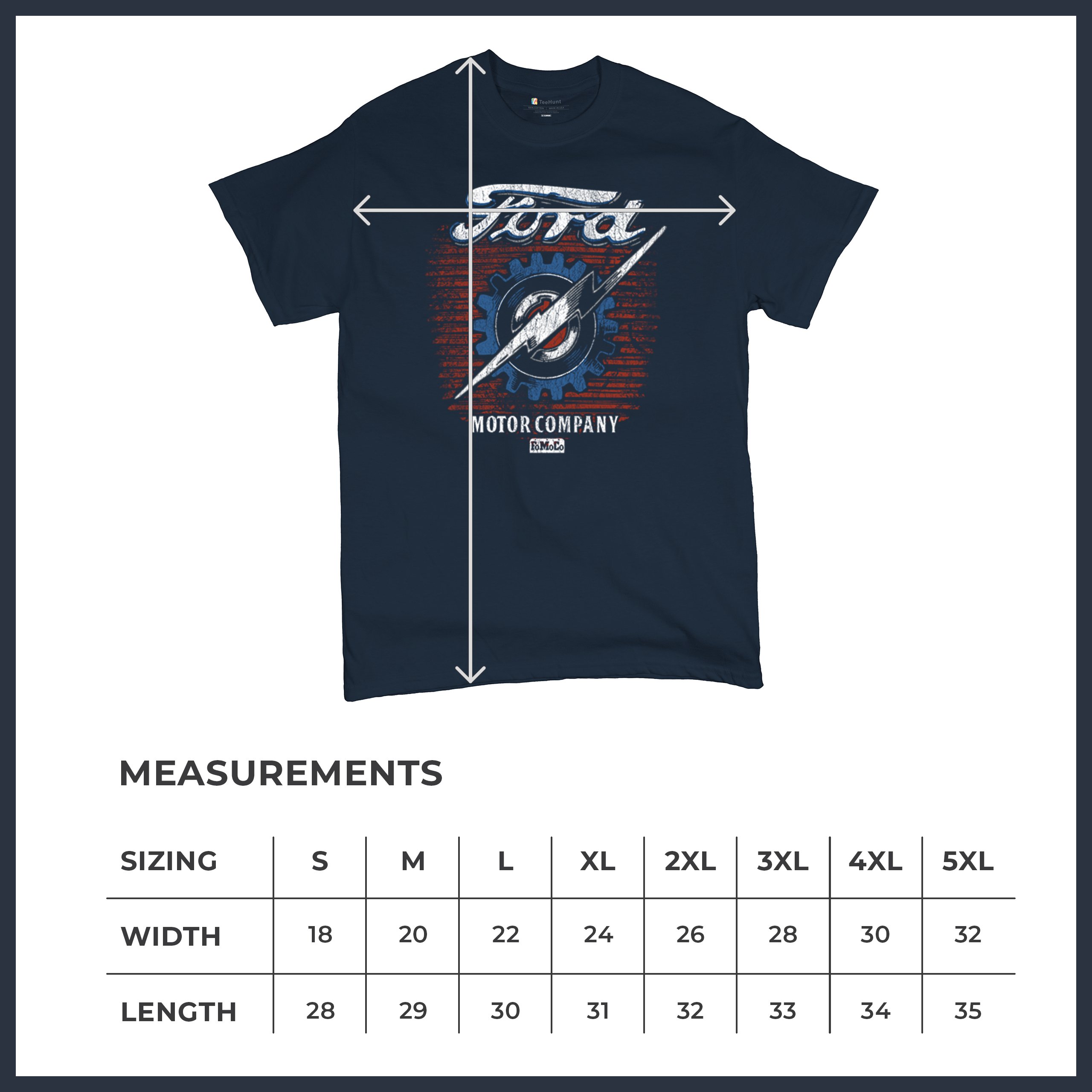 Ford F-100 Lightning Bolt Gear FoMoCo T-Shirt Vintage Pickup Truck Herren Tee - Bild 29 von 50