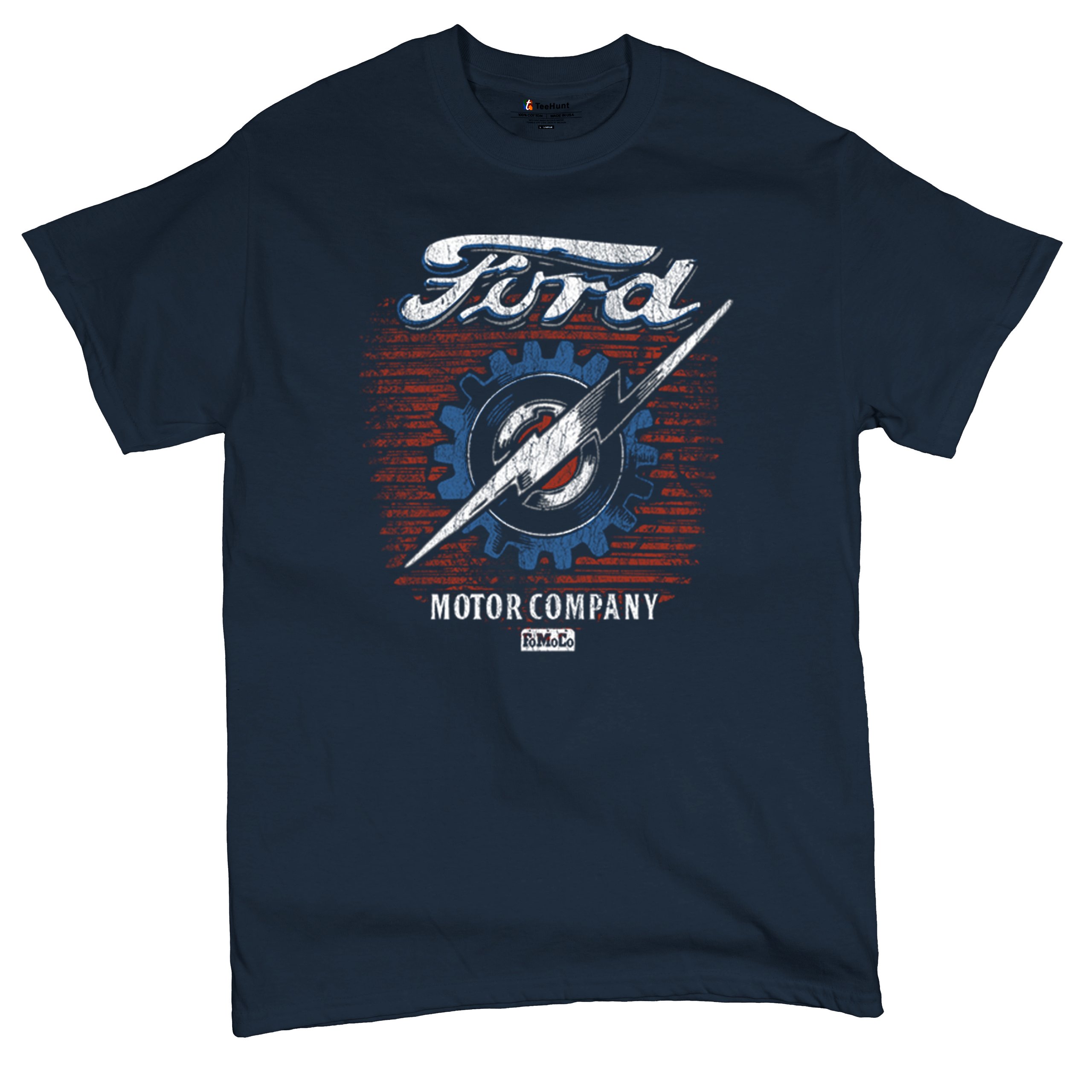 Ford F-100 Lightning Bolt Gear FoMoCo T-Shirt Vintage Pickup Truck Herren Tee - Bild 27 von 50