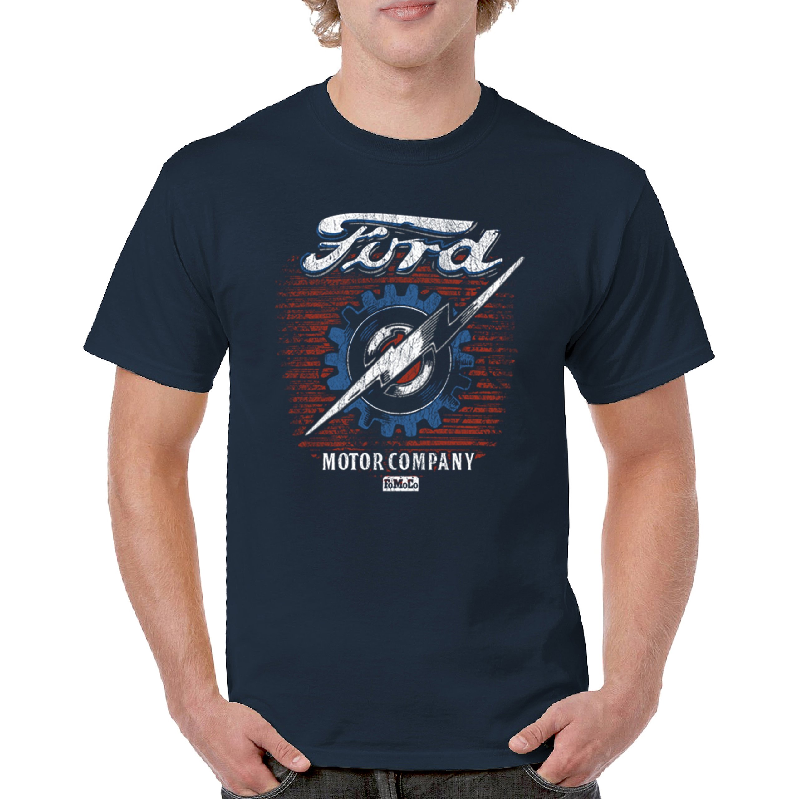Ford F-100 Lightning Bolt Gear FoMoCo T-Shirt Vintage Pickup Truck Herren Tee - Bild 23 von 50