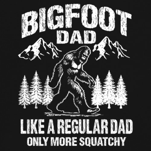 ALTRA T shirt scollo a V Bigfoot papà divertente papà sasquatch papà scherzo yeti festa del papà maglietta
