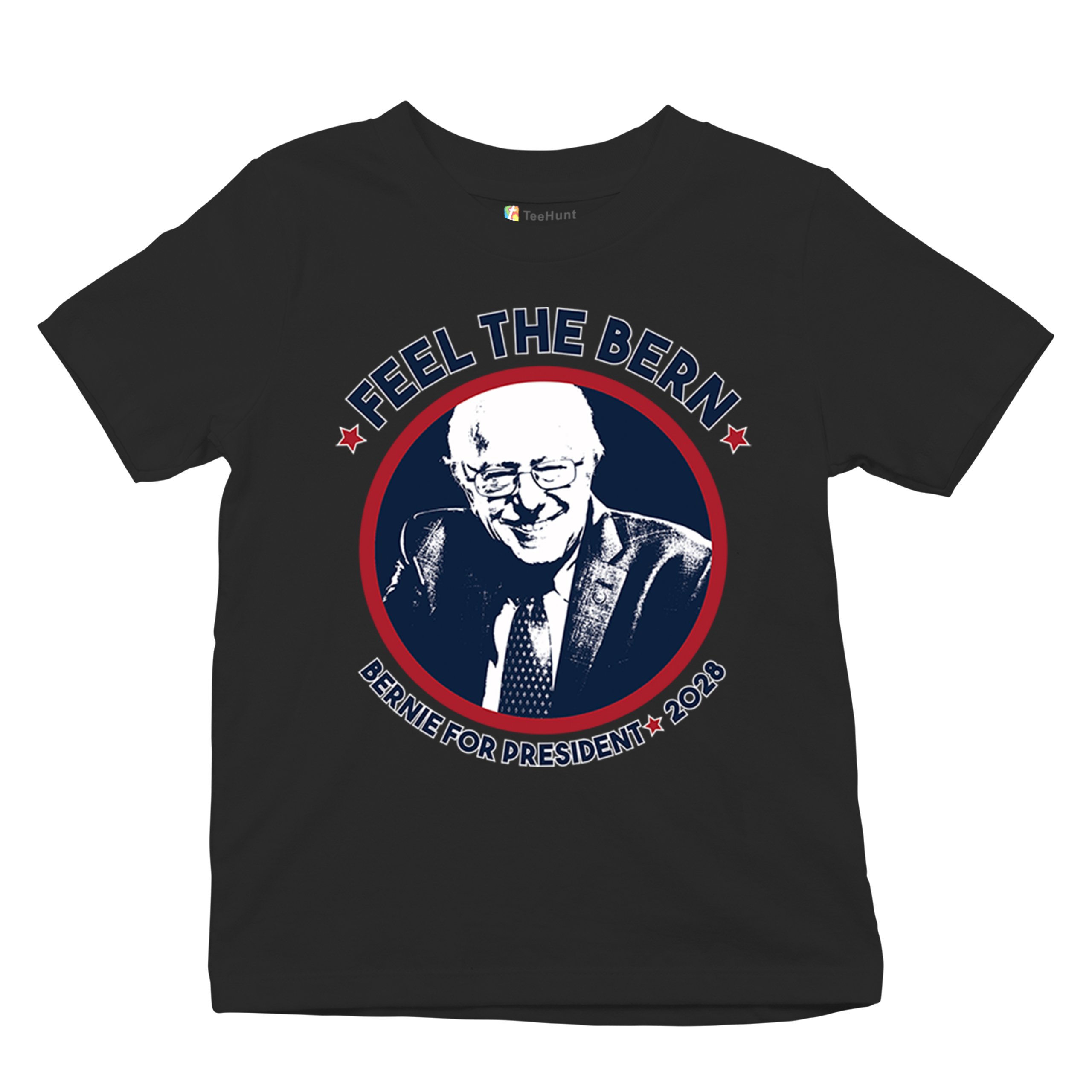 Feel The Bern 2028 Youth T-shirt Bernie Sanders For President Vote Kids - Picture 6 of 50