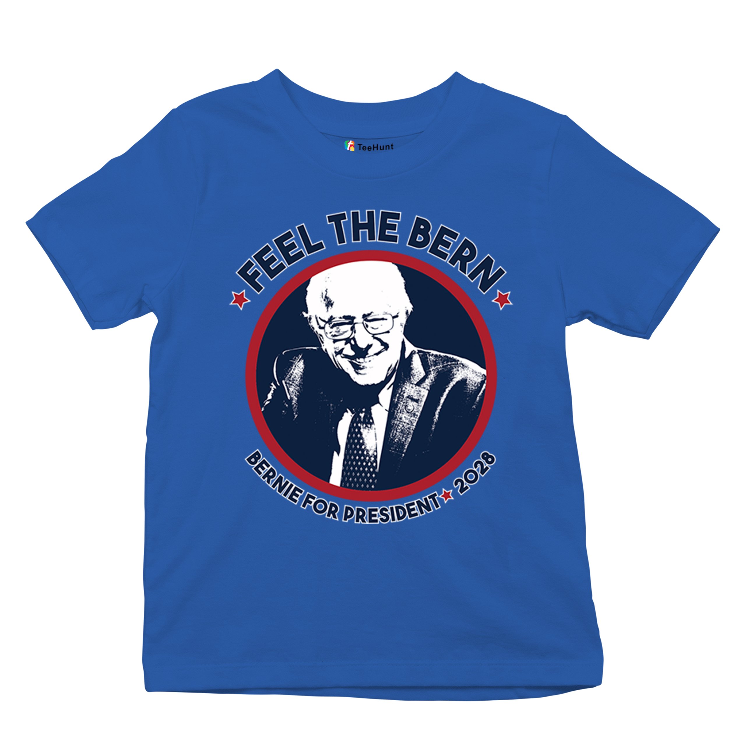 Feel The Bern 2028 Youth T-shirt Bernie Sanders For President Vote Kids - Picture 41 of 50