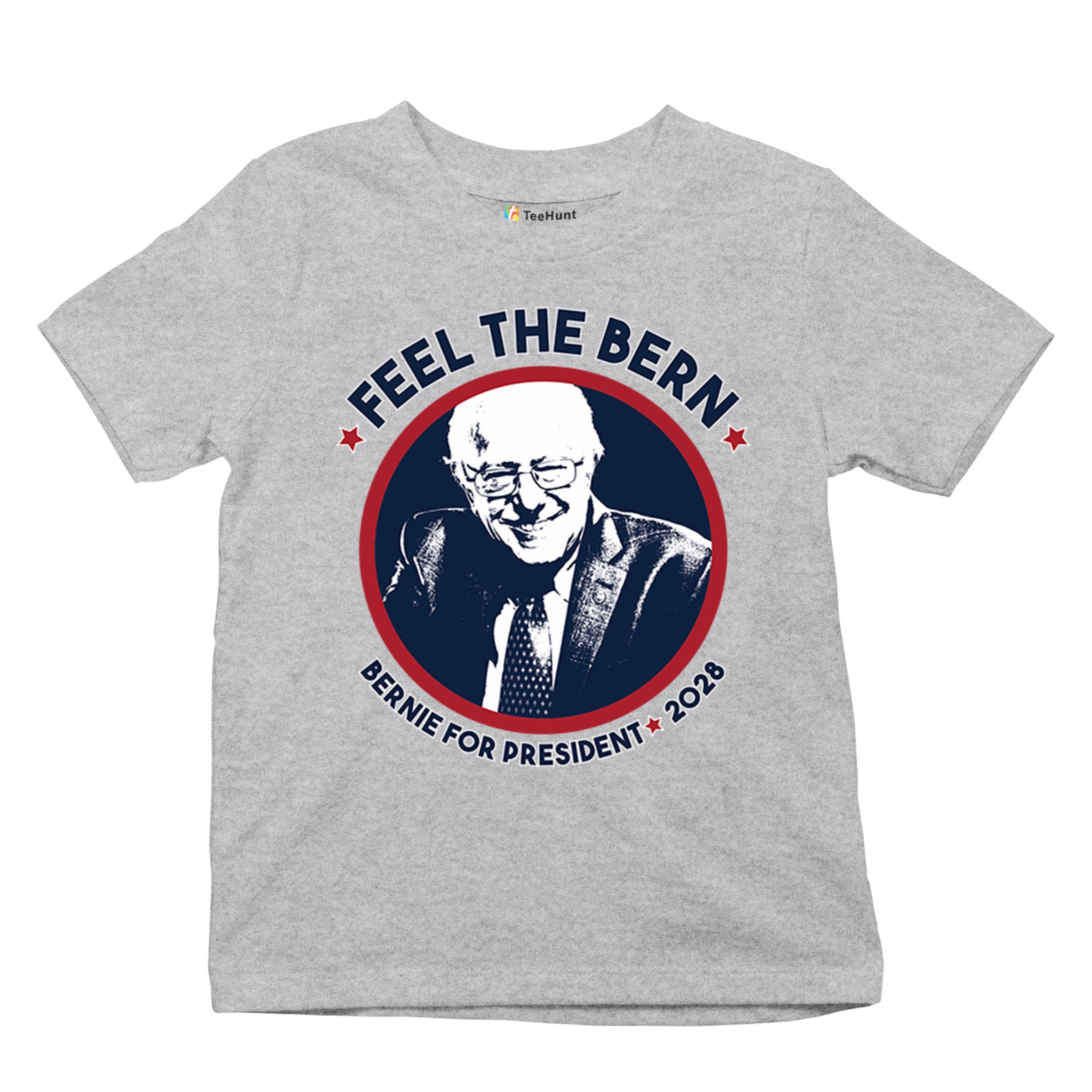 Feel The Bern 2028 Youth T-shirt Bernie Sanders For President Vote Kids - Picture 13 of 50