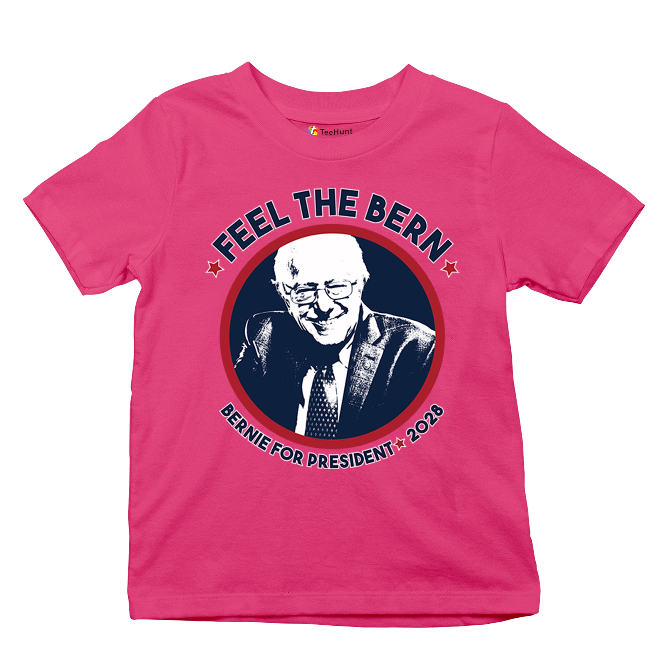 Feel The Bern 2028 Youth T-shirt Bernie Sanders For President Vote Kids - Picture 48 of 50