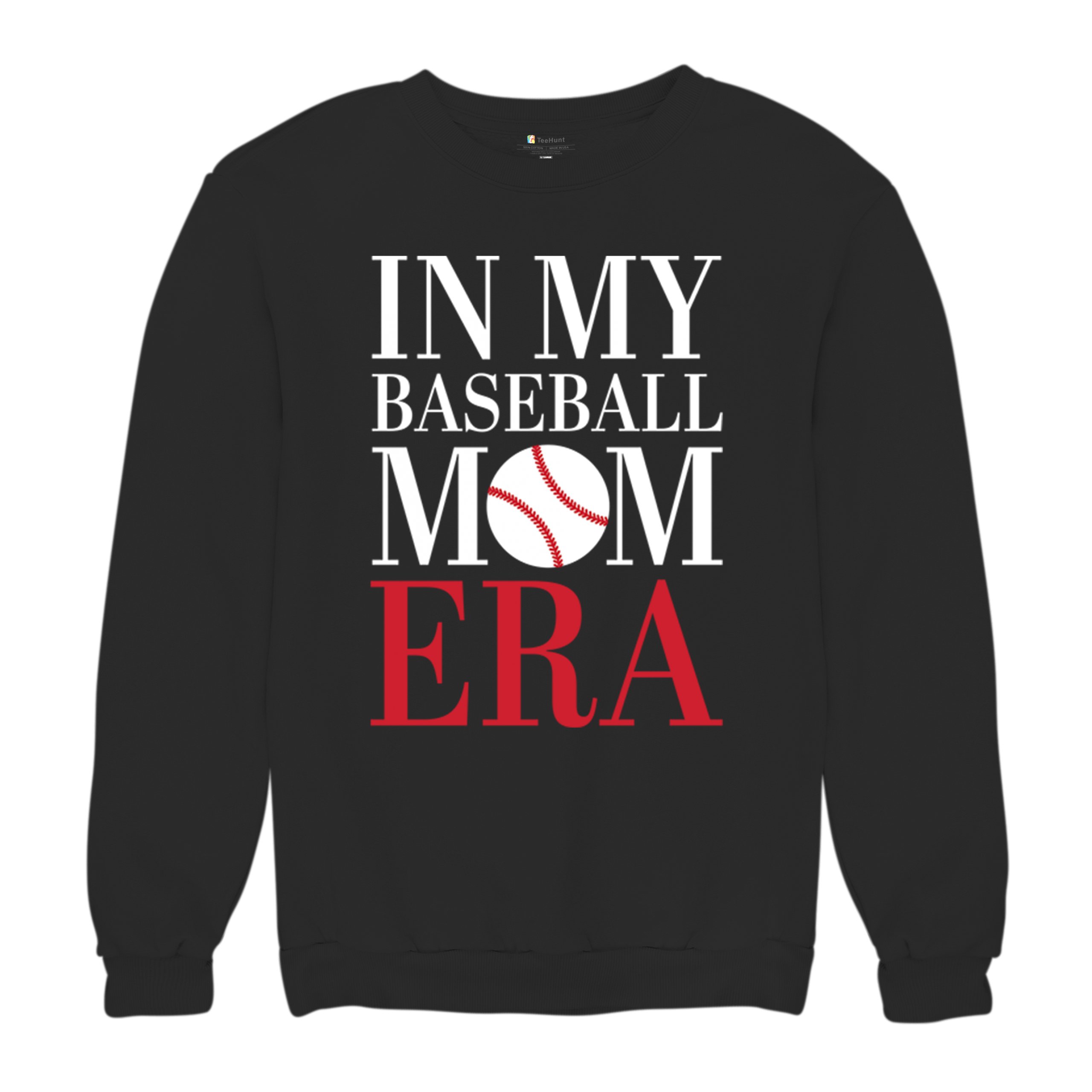 In My Baseball Mom Era Sweatshirt Funny Mom of Boys Best Team Mother Crewneck - Picture 6 of 29