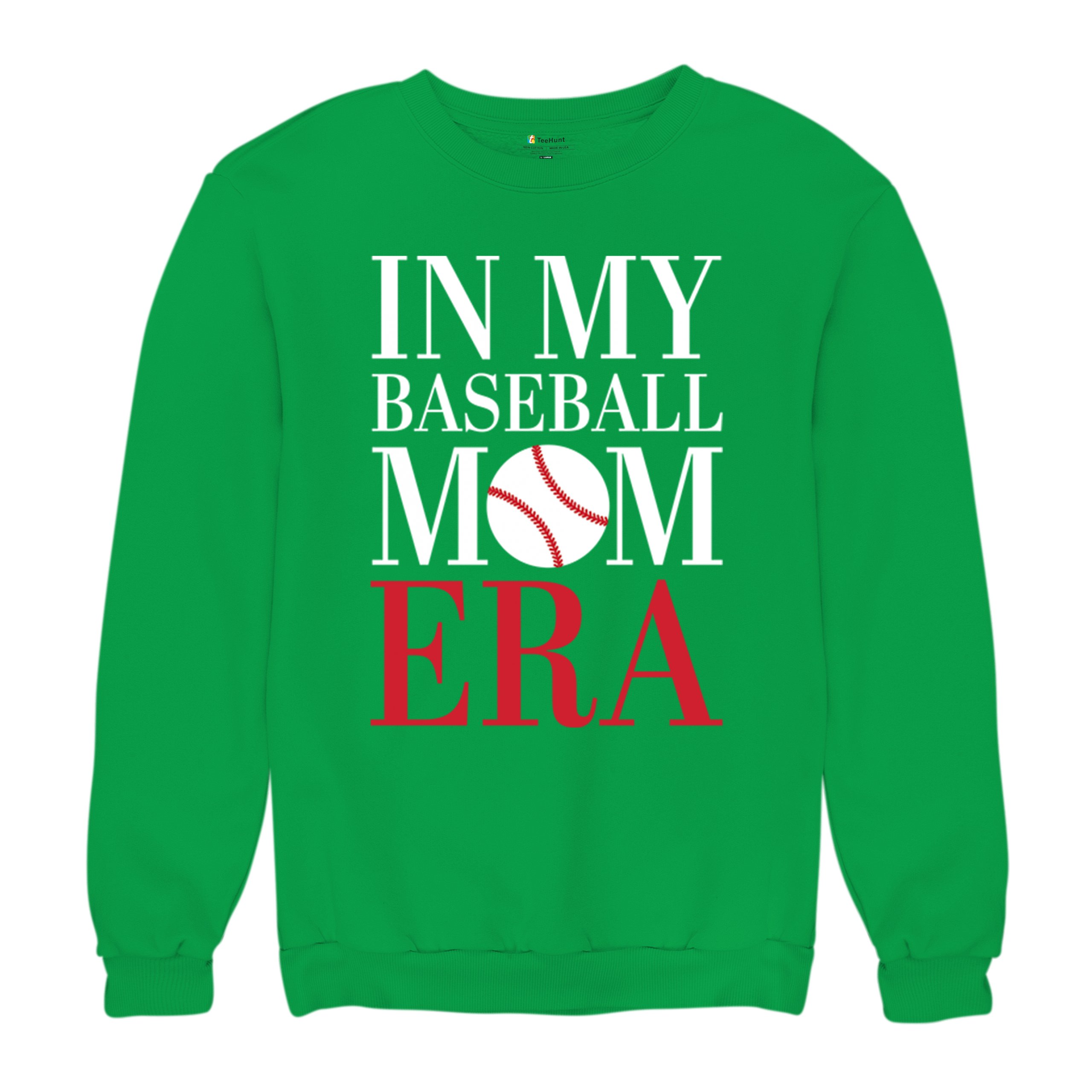 In My Baseball Mom Era Sweatshirt Funny Mom of Boys Best Team Mother Crewneck - Picture 20 of 29