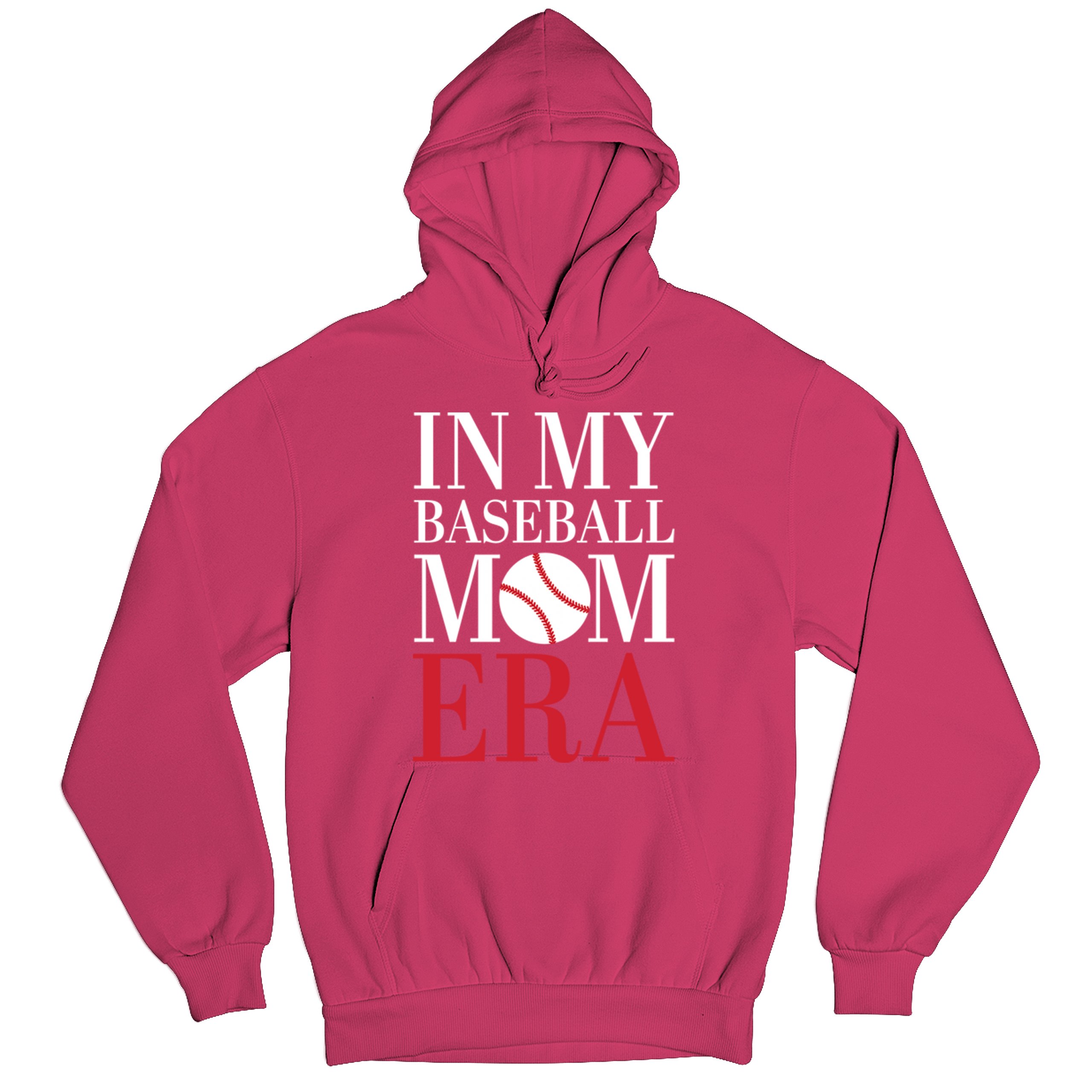 In My Baseball Mom Era Sweatshirt Funny Mom of Boys Best Team Mother Hoodie - Picture 27 of 29