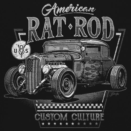 American Rat Rod Youth T-shirt Hot Rod Custom Culture Classic Vintage Car Kids - Picture 4 of 22