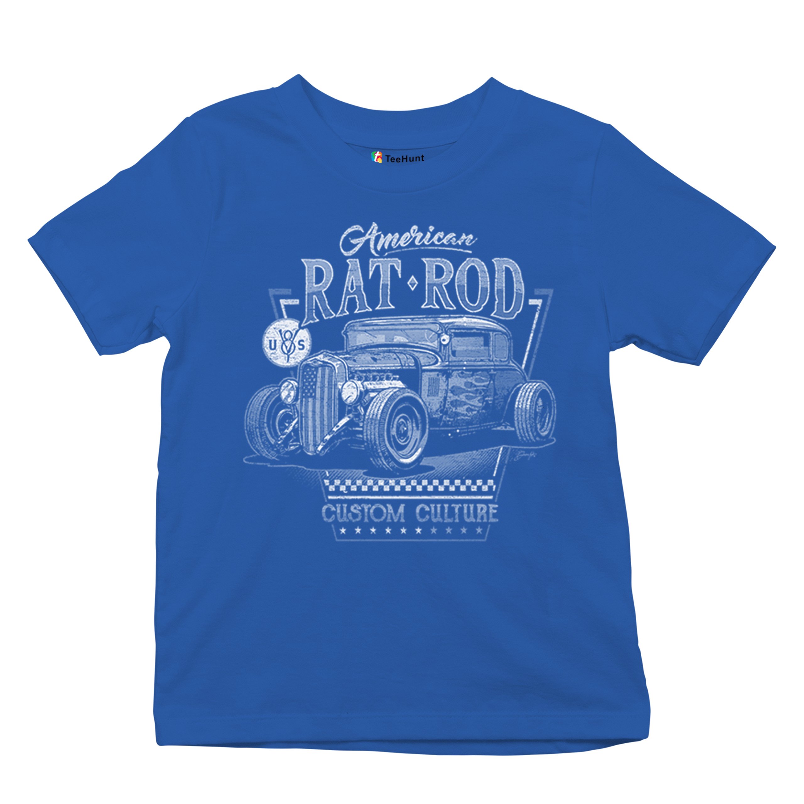American Rat Rod Youth T-shirt Hot Rod Custom Culture Classic Vintage Car Kids - Picture 20 of 22