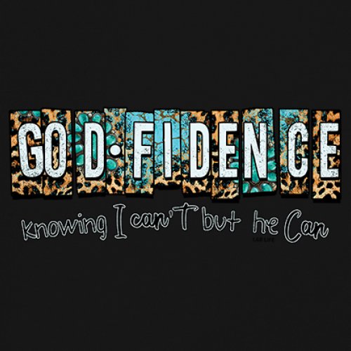 GODfidence Youth T-shirt Christian Religious Confident in God Motivation Kids - Picture 11 of 50