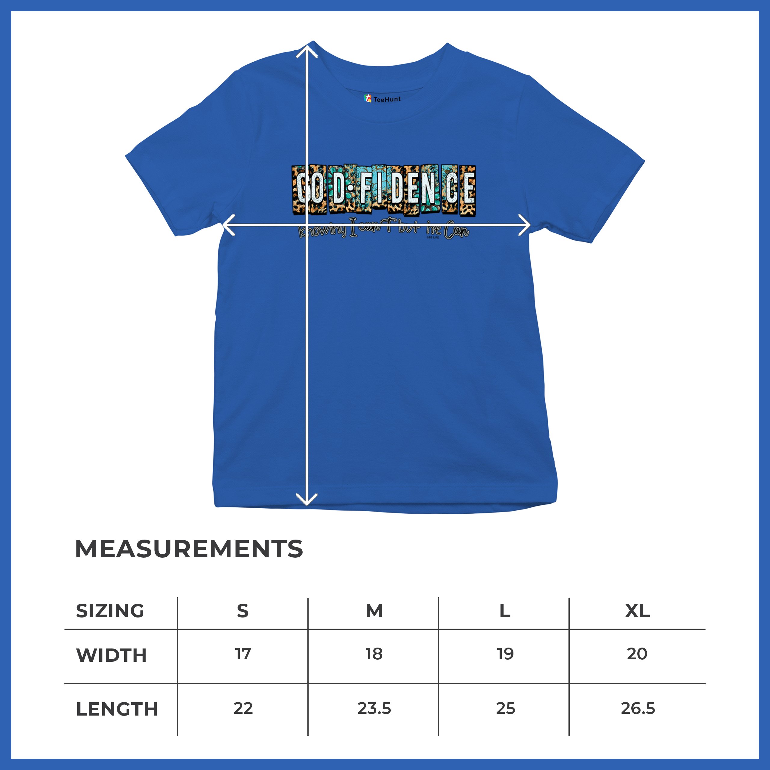 GODfidence Youth T-shirt Christian Religious Confident in God Motivation Kids - Picture 43 of 50