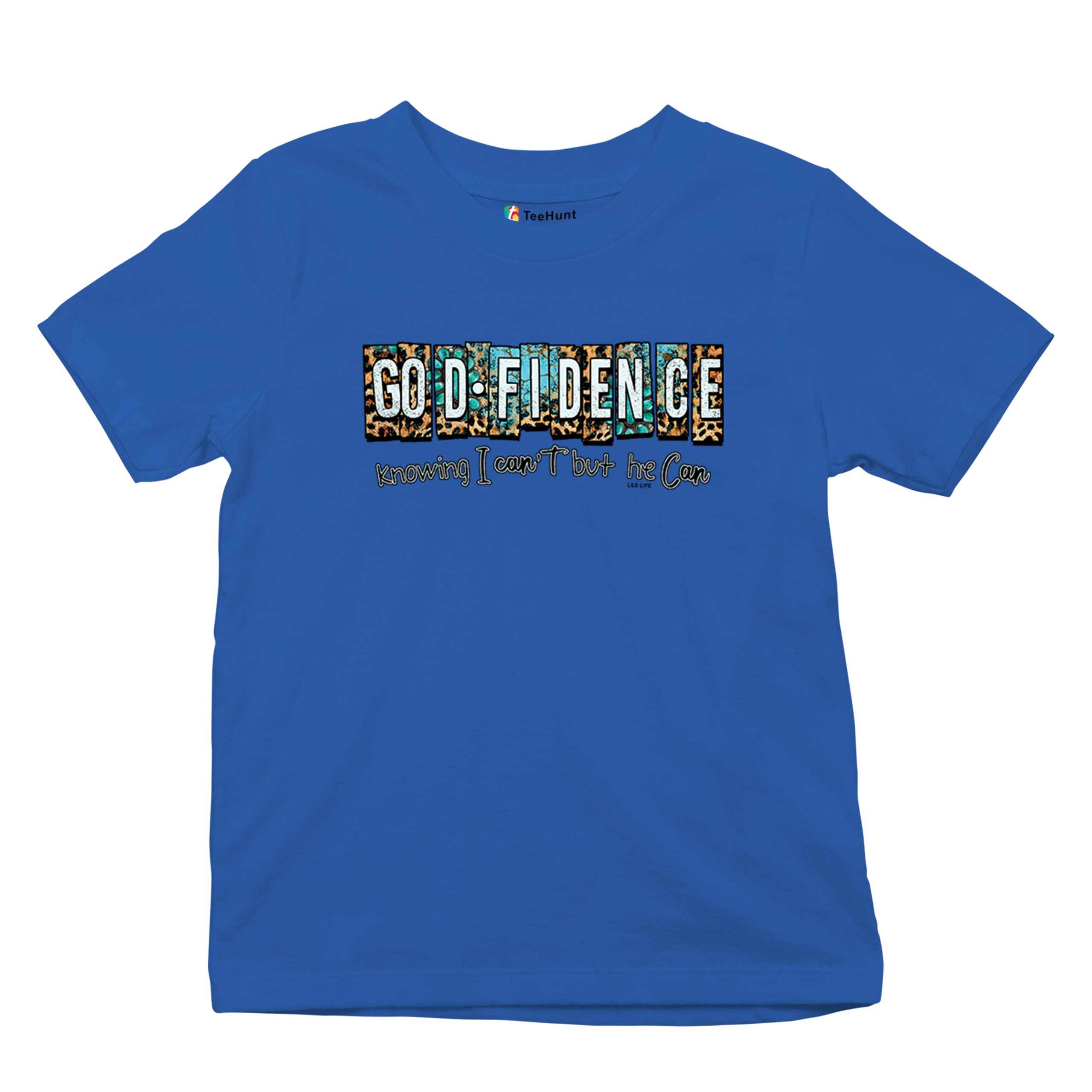 GODfidence Youth T-shirt Christian Religious Confident in God Motivation Kids - Picture 41 of 50