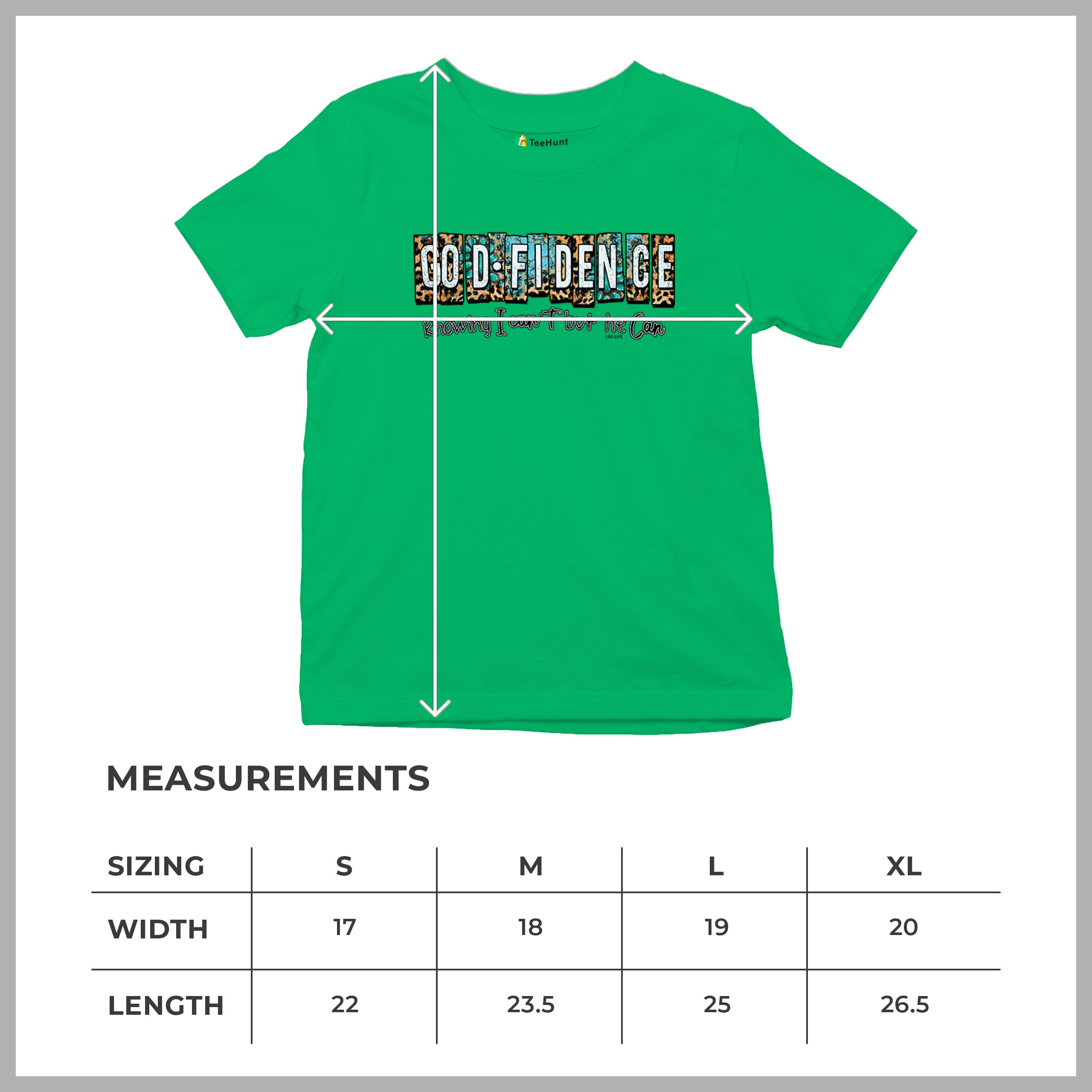 GODfidence Youth T-shirt Christian Religious Confident in God Motivation Kids - Picture 36 of 50