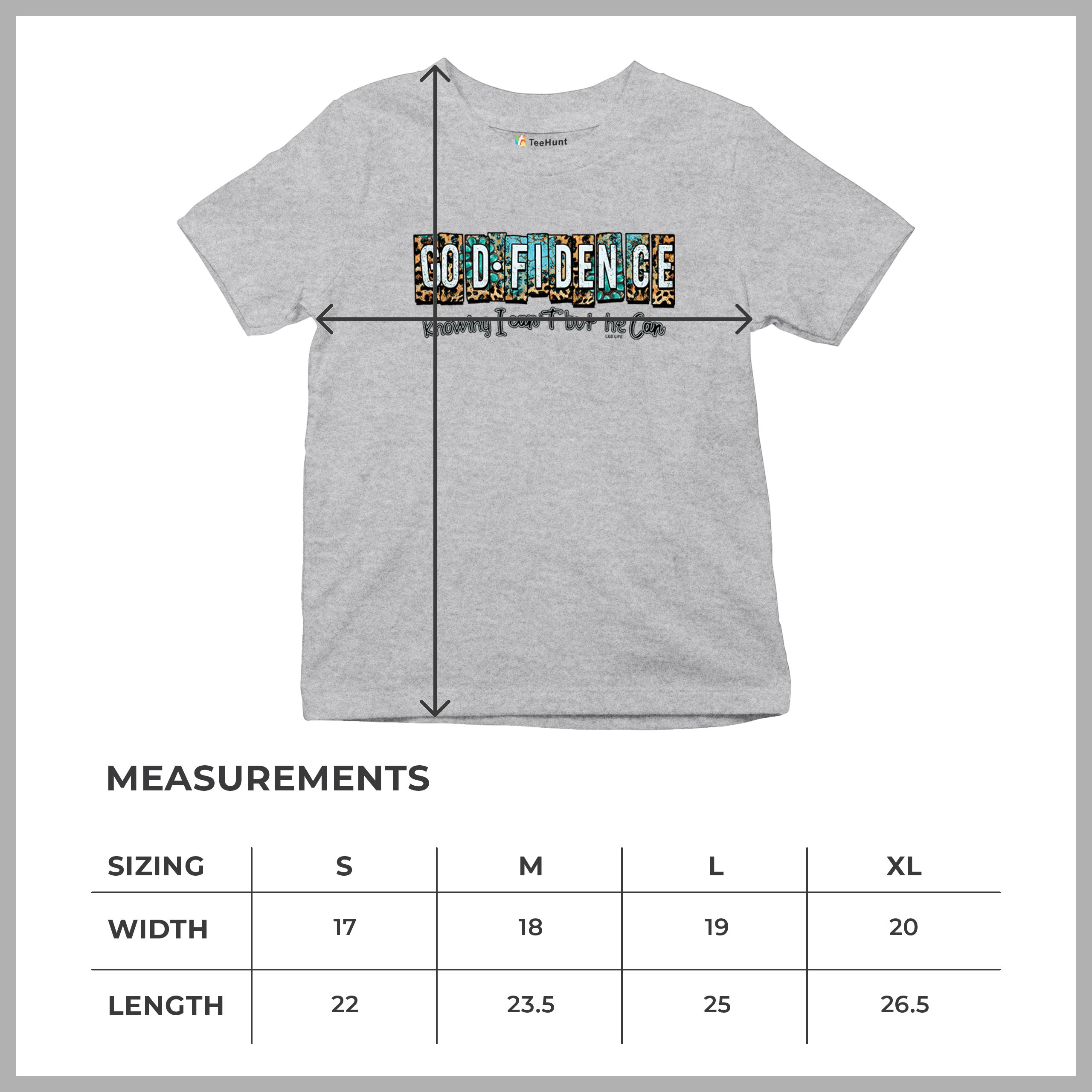 GODfidence Youth T-shirt Christian Religious Confident in God Motivation Kids - Picture 22 of 50