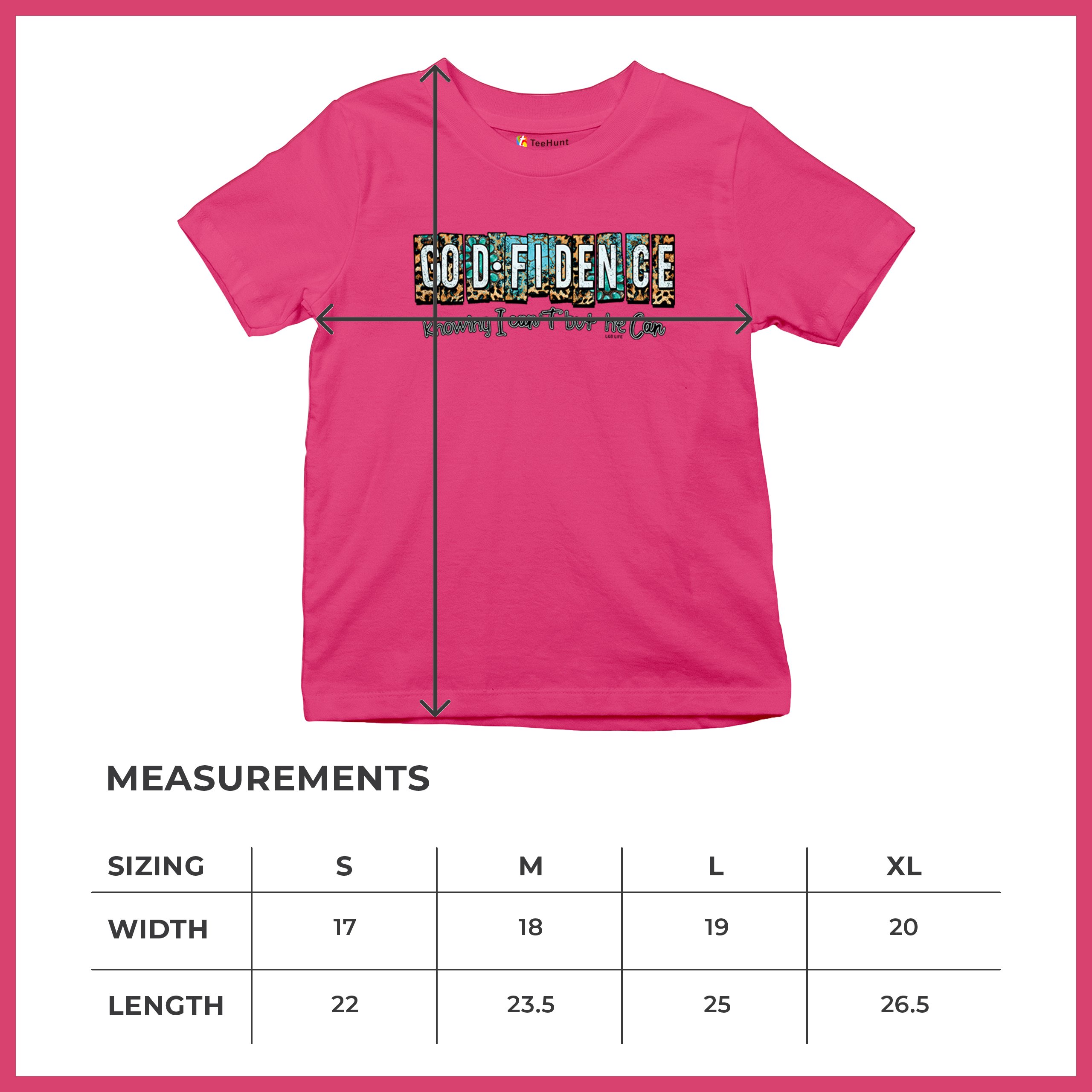 GODfidence Youth T-shirt Christian Religious Confident in God Motivation Kids - Picture 50 of 50