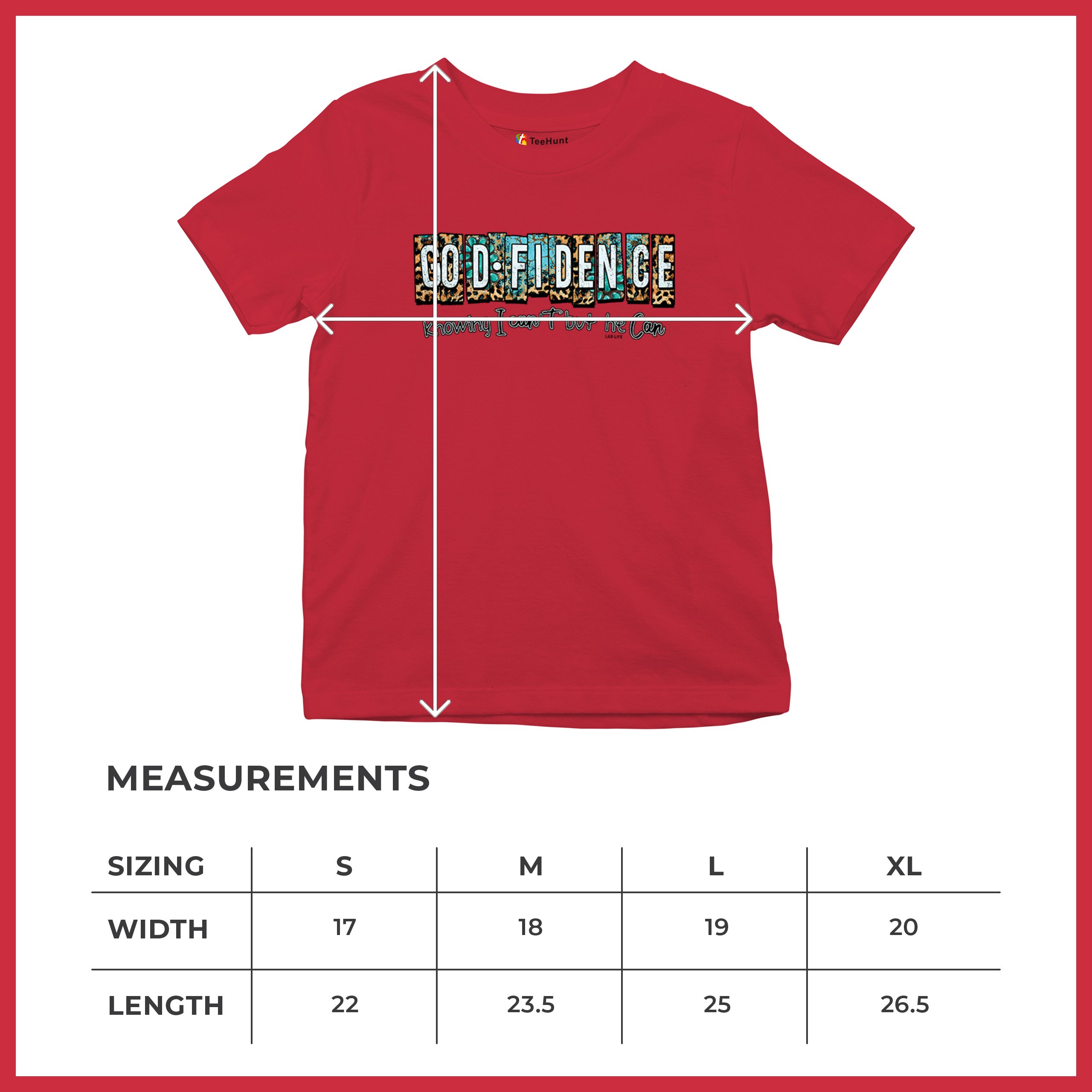 GODfidence Youth T-shirt Christian Religious Confident in God Motivation Kids - Picture 29 of 50