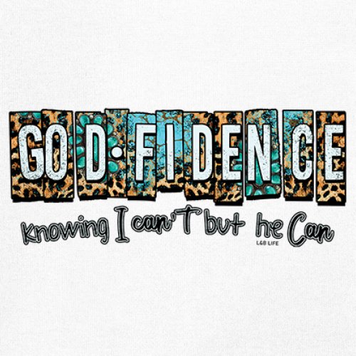 GODfidence Youth T-shirt Christian Religious Confident in God Motivation Kids - Picture 4 of 50