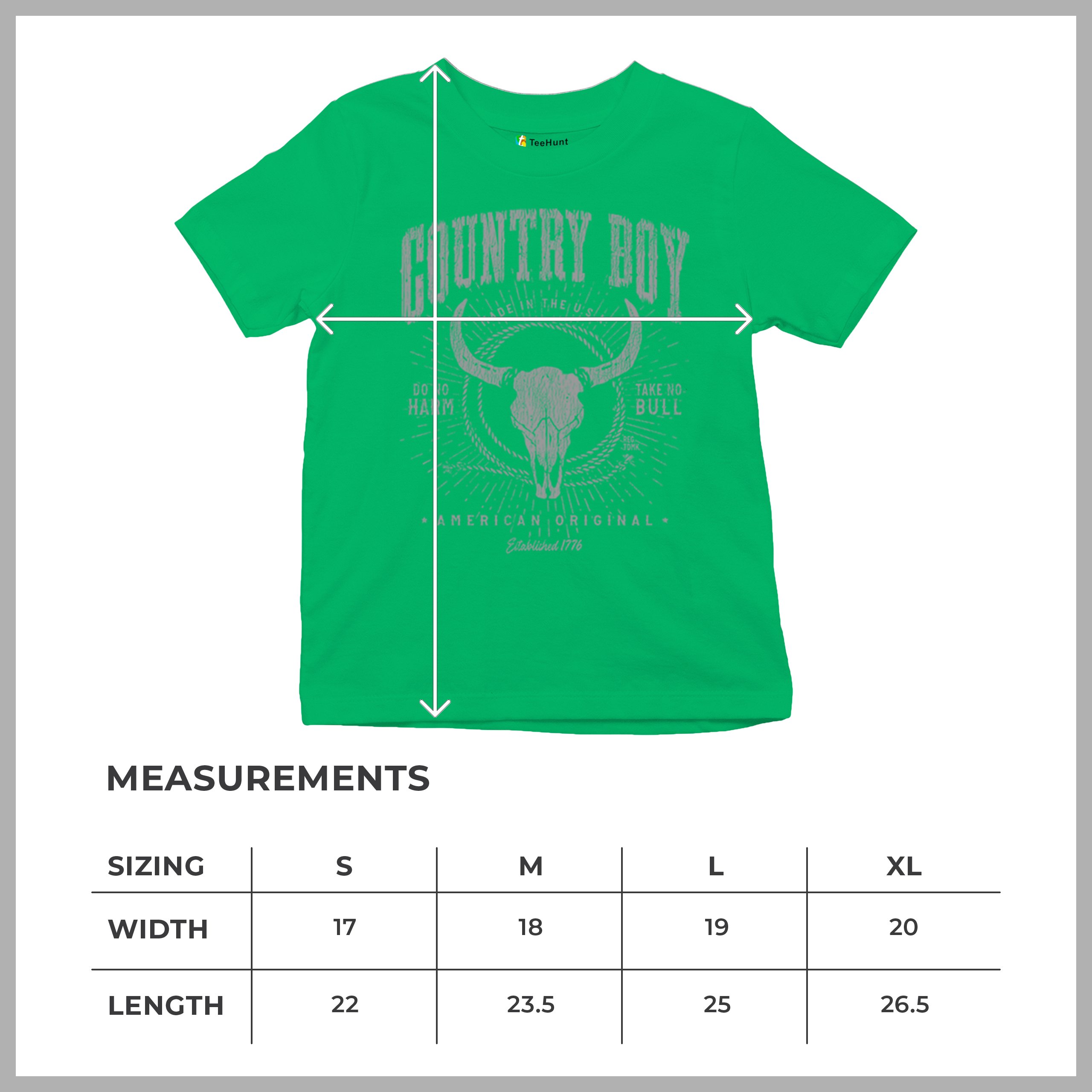 Country Boy American Original Youth T-shirt Bull Skull Country Ranch Kids - Picture 22 of 29