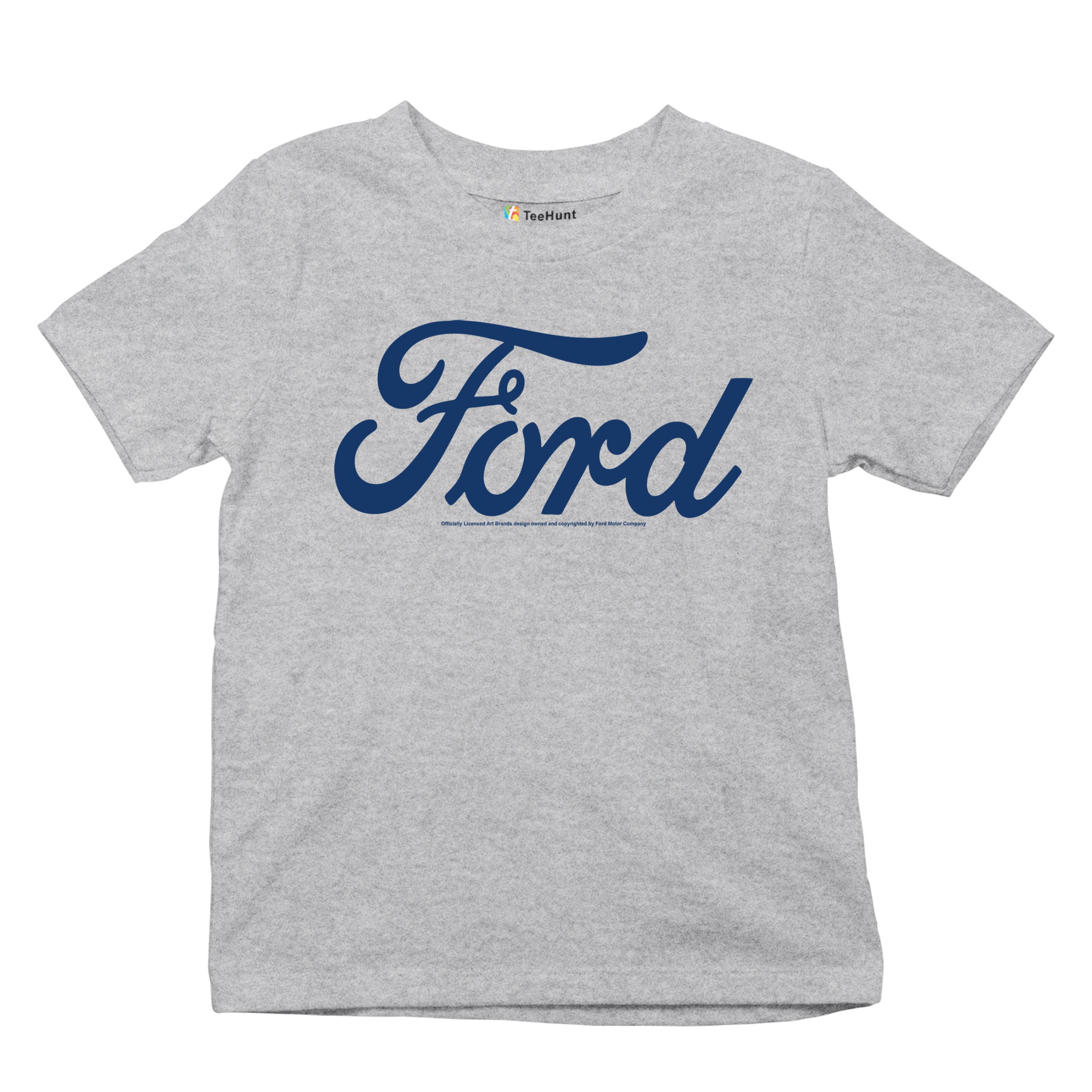 Ford Blue Logo Youth T-shirt Classic American Mustang Performance F150 Kids - Picture 13 of 43