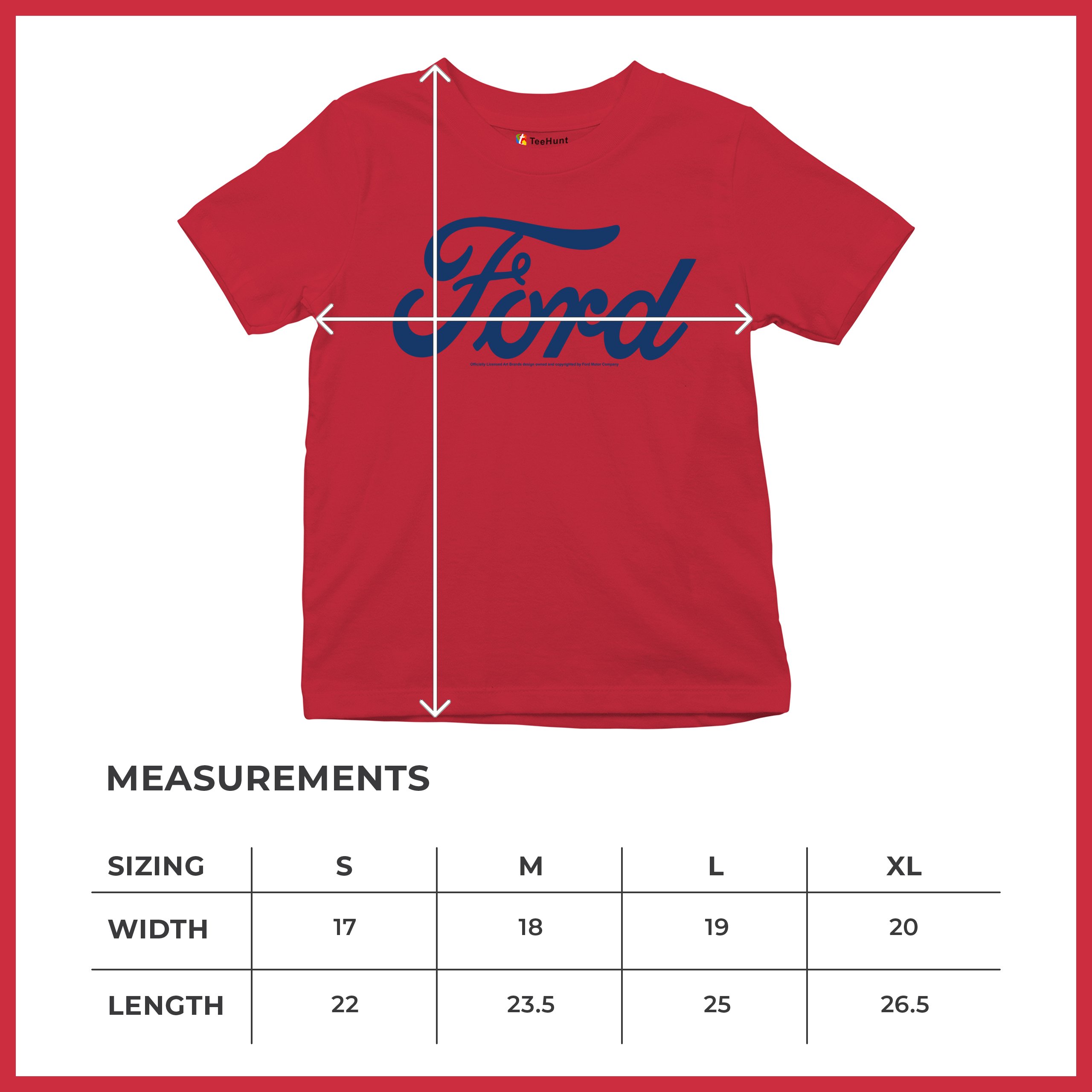 Ford Blue Logo Youth T-shirt Classic American Mustang Performance F150 Kids - Picture 22 of 43