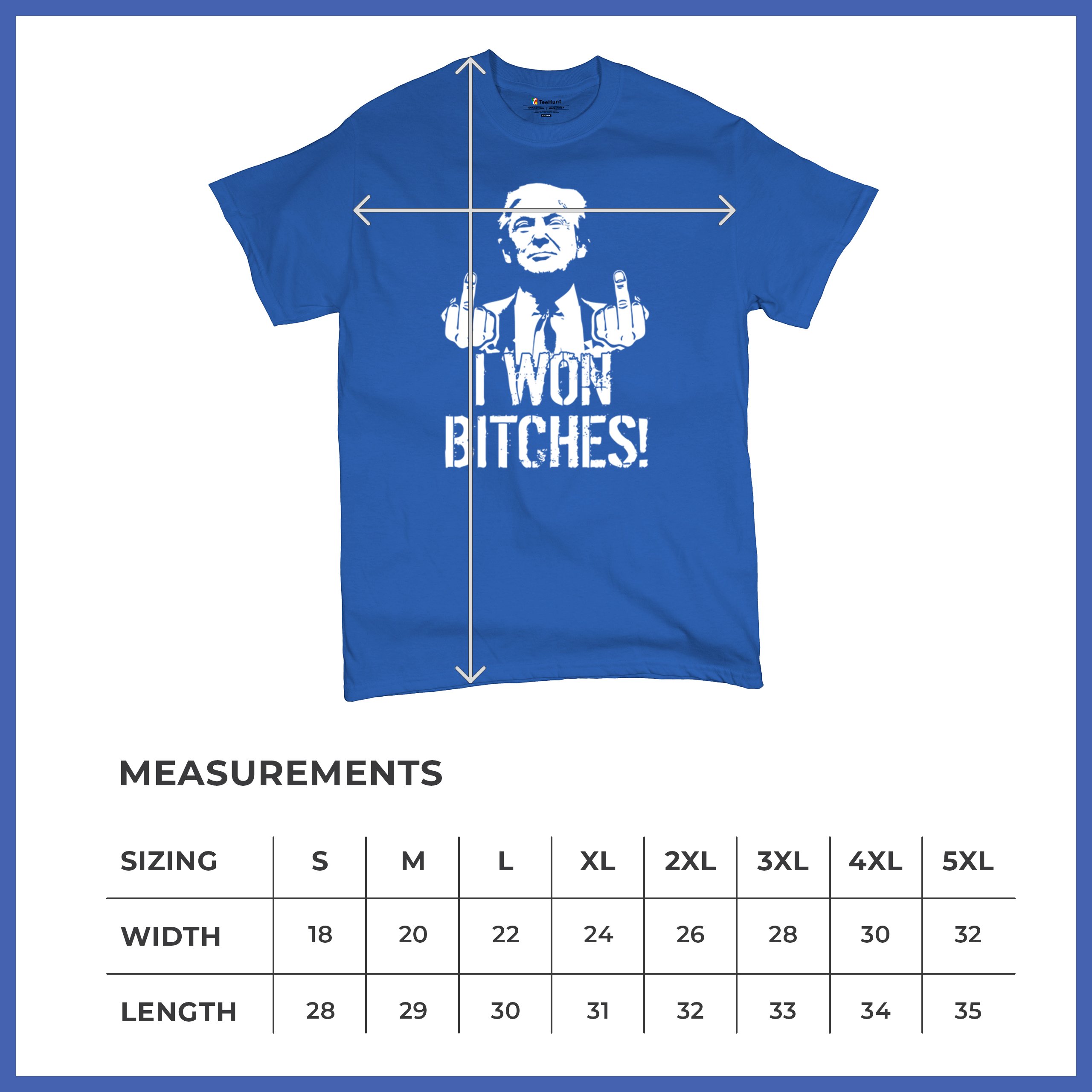 I Won - 47th President Donald Trump 2024 T-shirt Funny MAGA Fingers Men's Tee - Picture 71 of 71