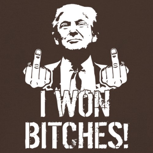 I Won - 47th President Donald Trump 2024 T-shirt Funny MAGA Fingers Men's Tee - Picture 46 of 71