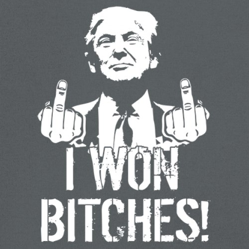 I Won - 47th President Donald Trump 2024 T-shirt Funny MAGA Fingers Men's Tee - Picture 53 of 71
