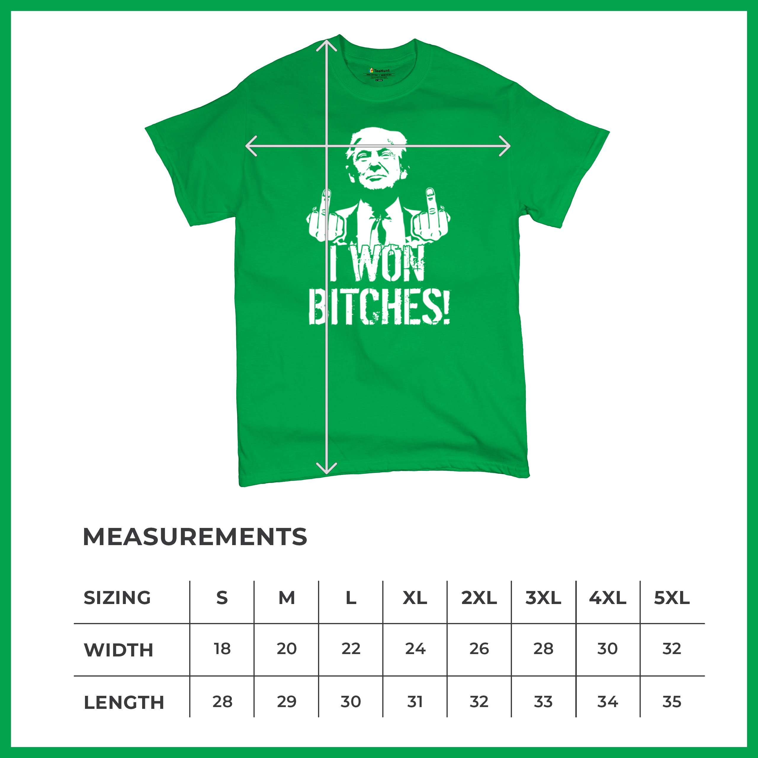 I Won - 47th President Donald Trump 2024 T-shirt Funny MAGA Fingers Men's Tee - Picture 43 of 71