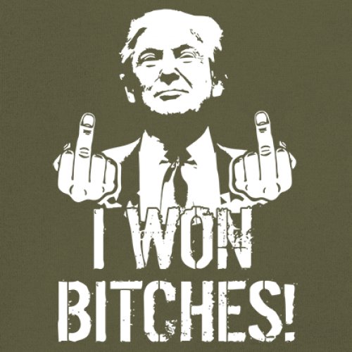 I Won - 47th President Donald Trump 2024 T-shirt Funny MAGA Fingers Men's Tee - Picture 60 of 71