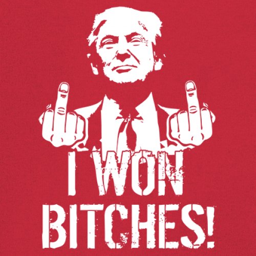 I Won - 47th President Donald Trump 2024 T-shirt Funny MAGA Fingers Men's Tee - Picture 25 of 71