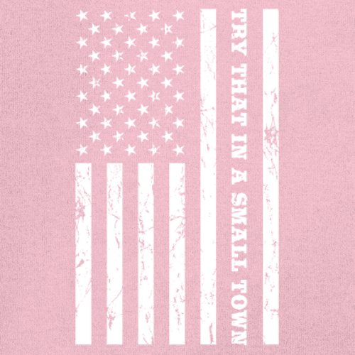 Try That In A Small Town Grunge American Flag Long Sleeve T-shirt Patriotic - Picture 67 of 71