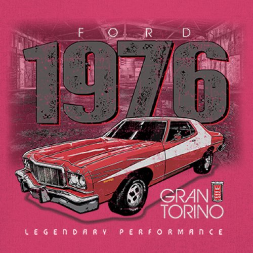 '76 Ford Gran Torino Crest Youth T-shirt Legendary Performance Muscle Car Kids - Picture 39 of 43