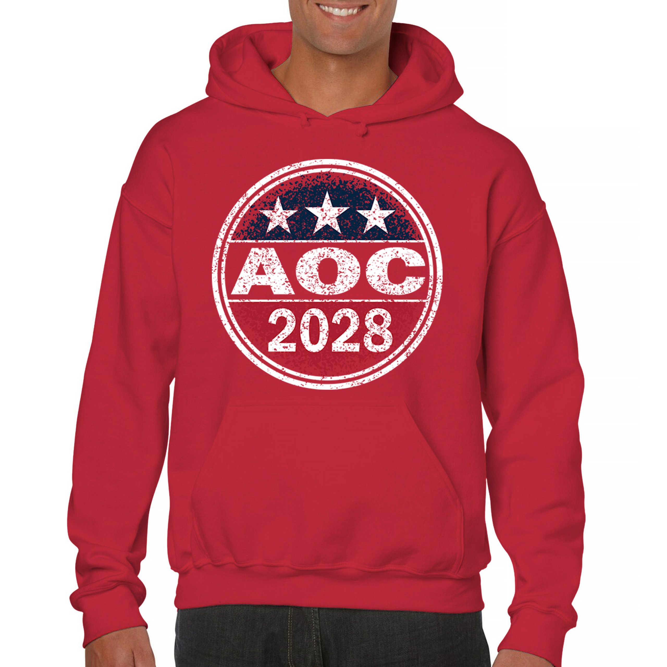 AOC 2028 for President Unisex Hoodie Alexandria Ocasio-Cortez