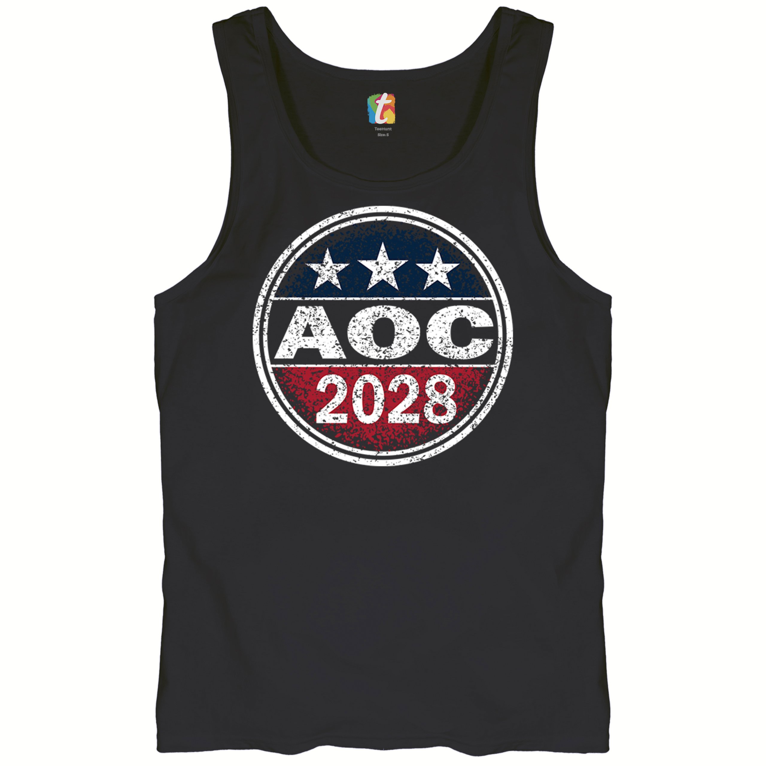 AOC 2028 for President Men's Tank Top Alexandria Ocasio-Cortez Democrat - 第 13/36 張圖片