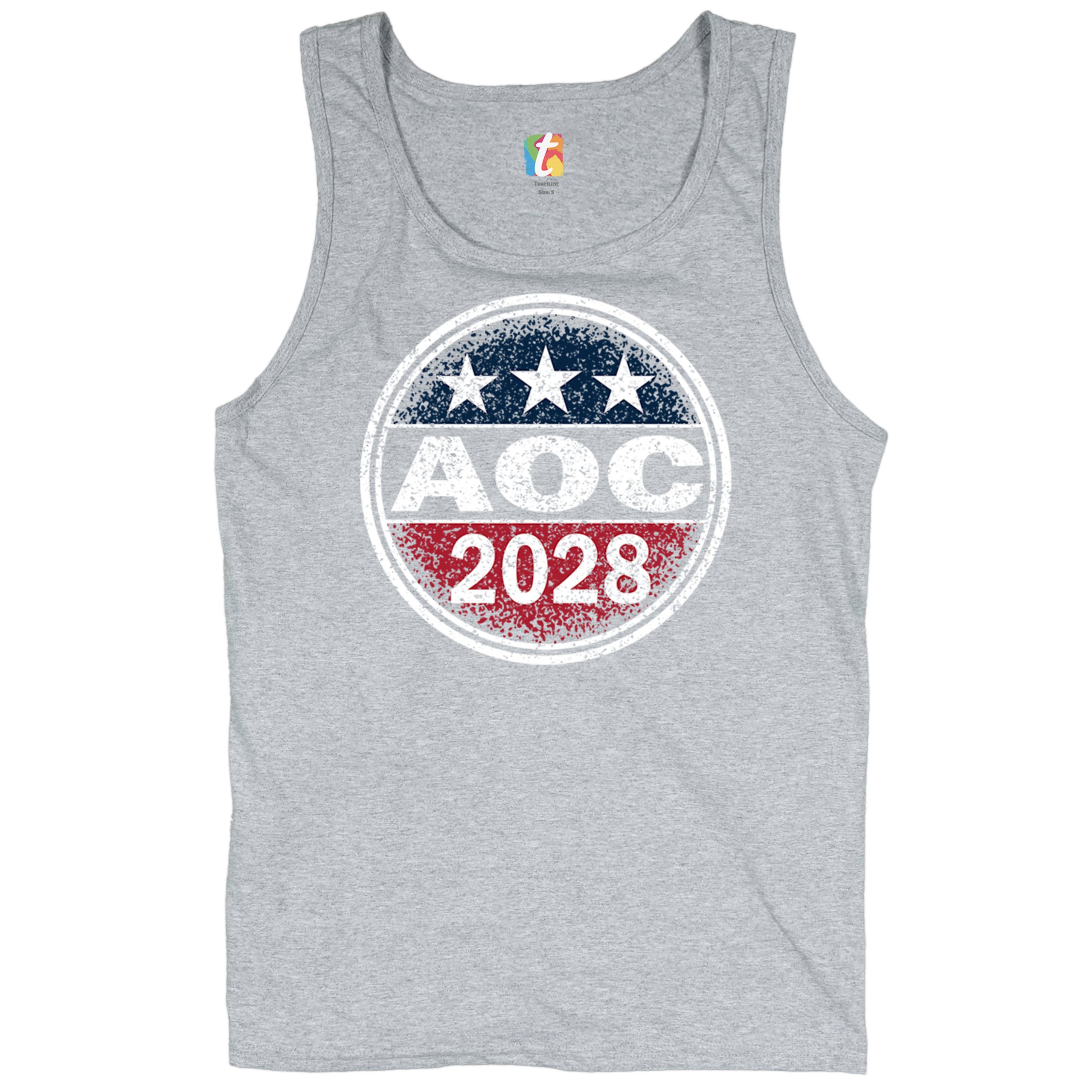 AOC 2028 for President Men's Tank Top Alexandria Ocasio-Cortez Democrat - 第 20/36 張圖片