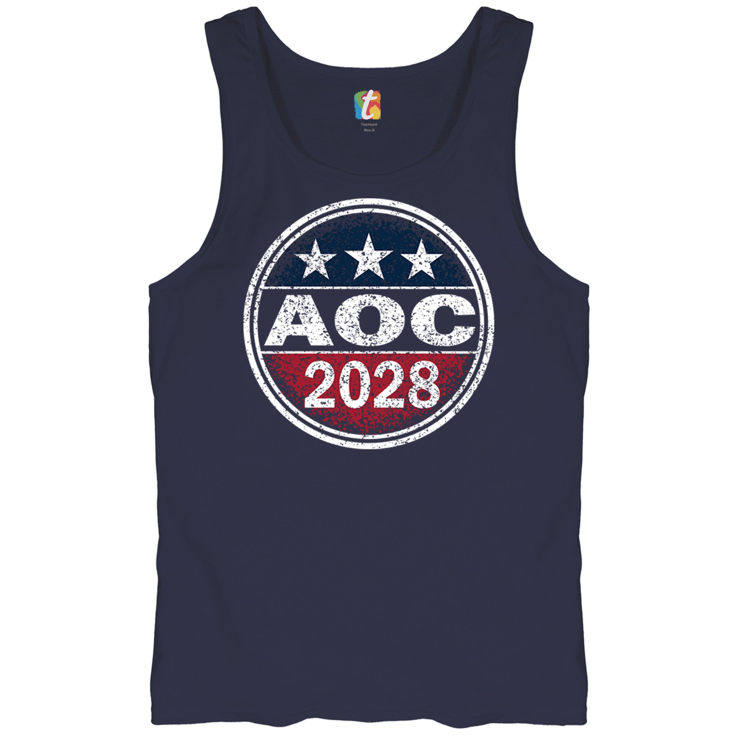 AOC 2028 for President Men's Tank Top Alexandria Ocasio-Cortez Democrat - 第 34/36 張圖片