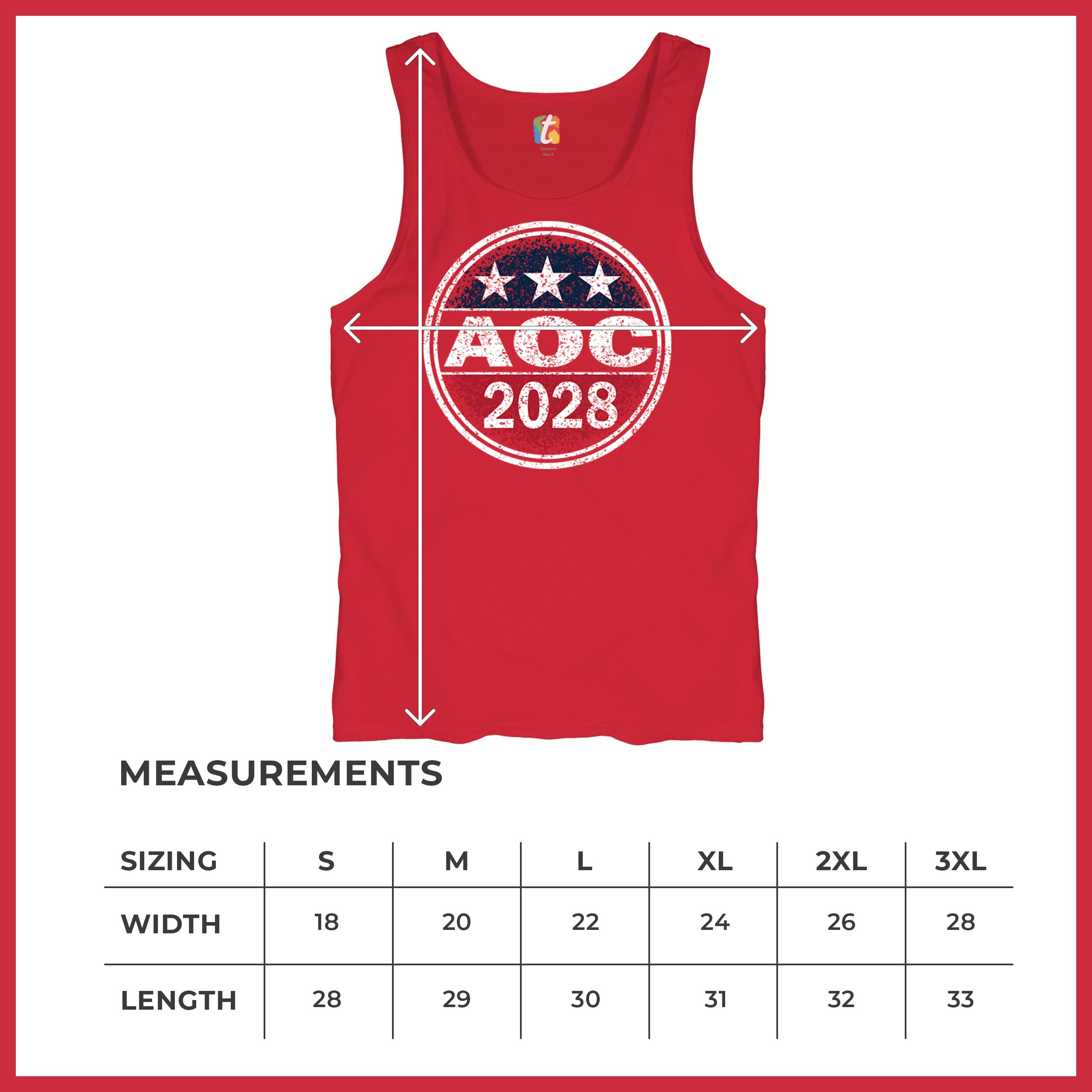 AOC 2028 for President Men's Tank Top Alexandria Ocasio-Cortez Democrat - 第 29/36 張圖片