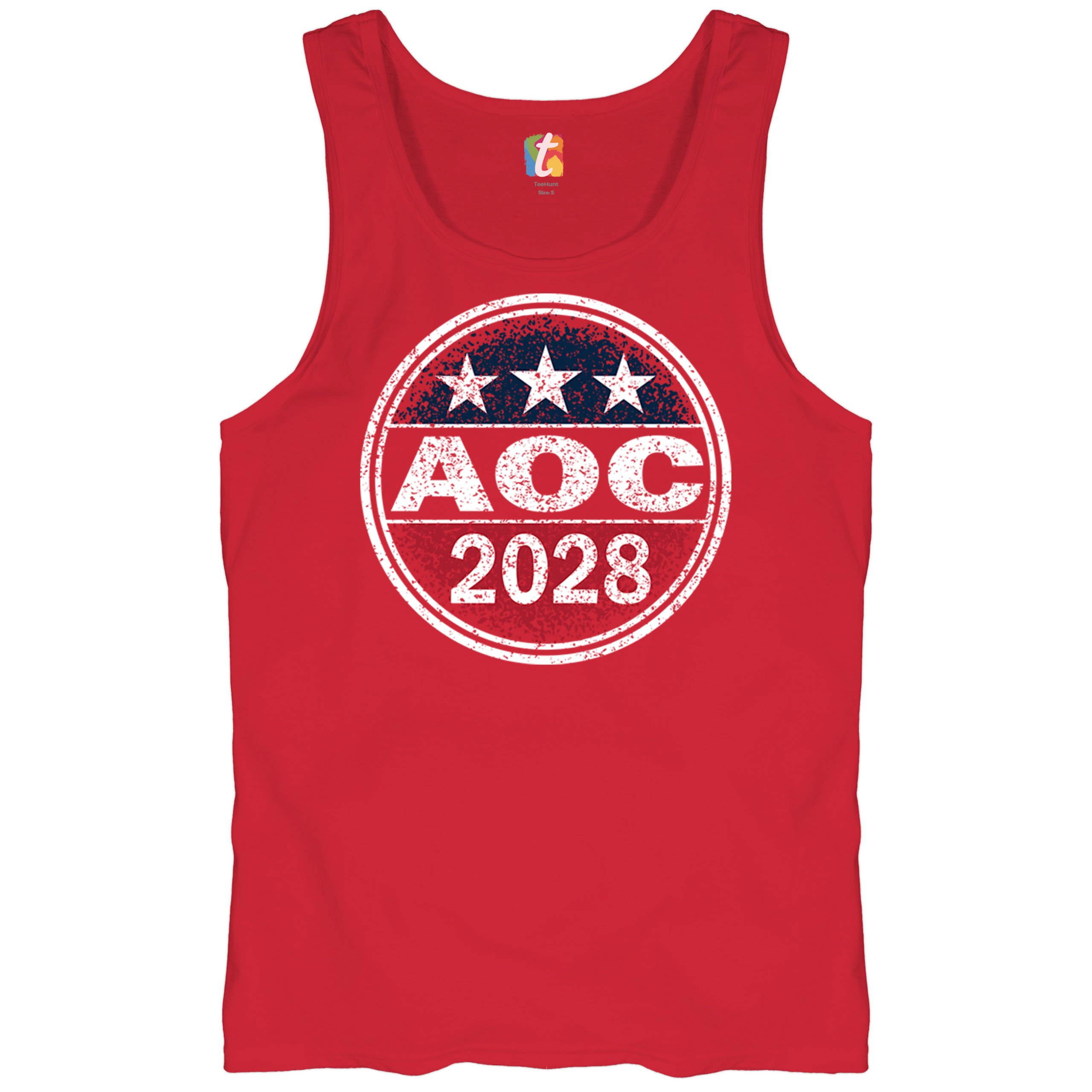 AOC 2028 for President Men's Tank Top Alexandria Ocasio-Cortez Democrat - 第 27/36 張圖片