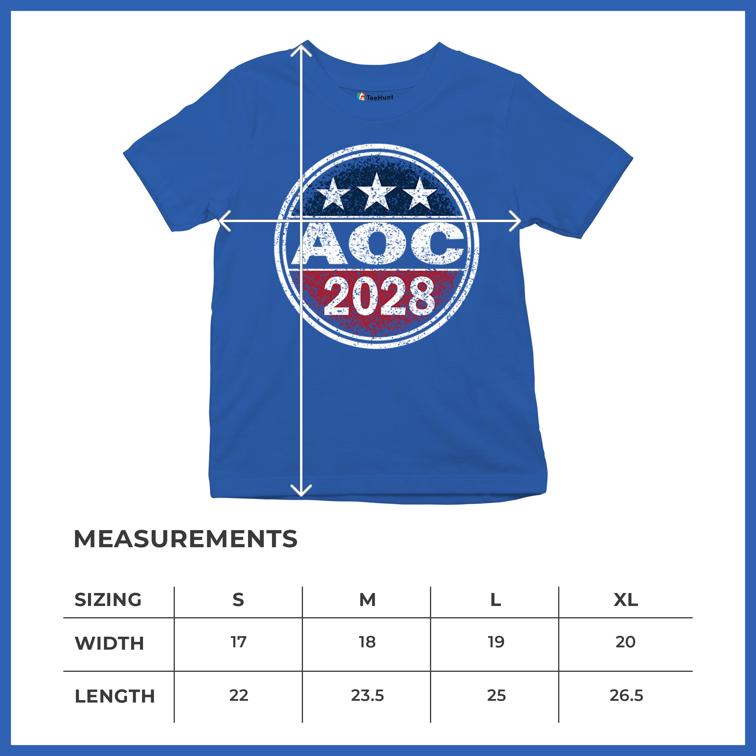 AOC 2028 for President Youth T-shirt Alexandria Ocasio-Cortez Democrat Kids - Picture 8 of 43