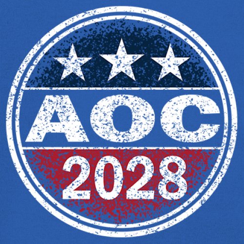 AOC 2028 for President Youth T-shirt Alexandria Ocasio-Cortez Democrat Kids - Picture 4 of 43